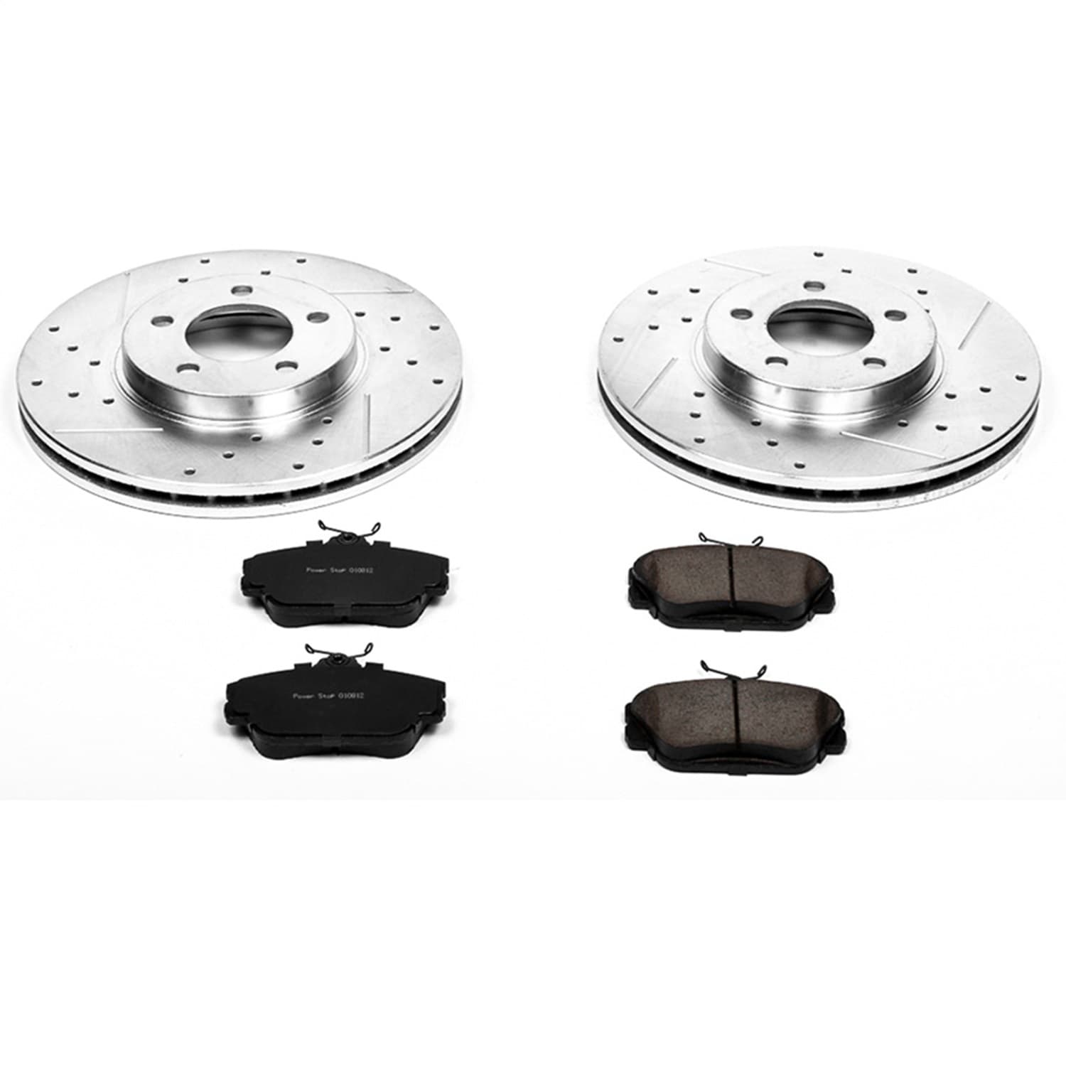 Power Stop - K1318 - Front - Disc Brake Pad and Rotor Kit image 1