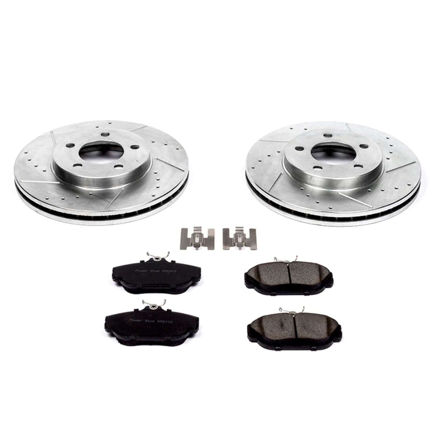 Power Stop - K1327 - Front - Disc Brake Pad and Rotor Kit image 1