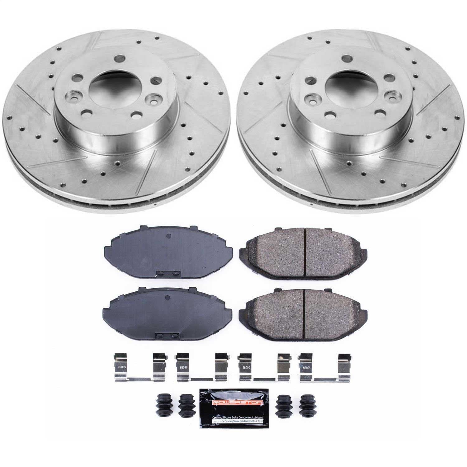 Power Stop - K1335 - Front - Disc Brake Pad and Rotor Kit image 1