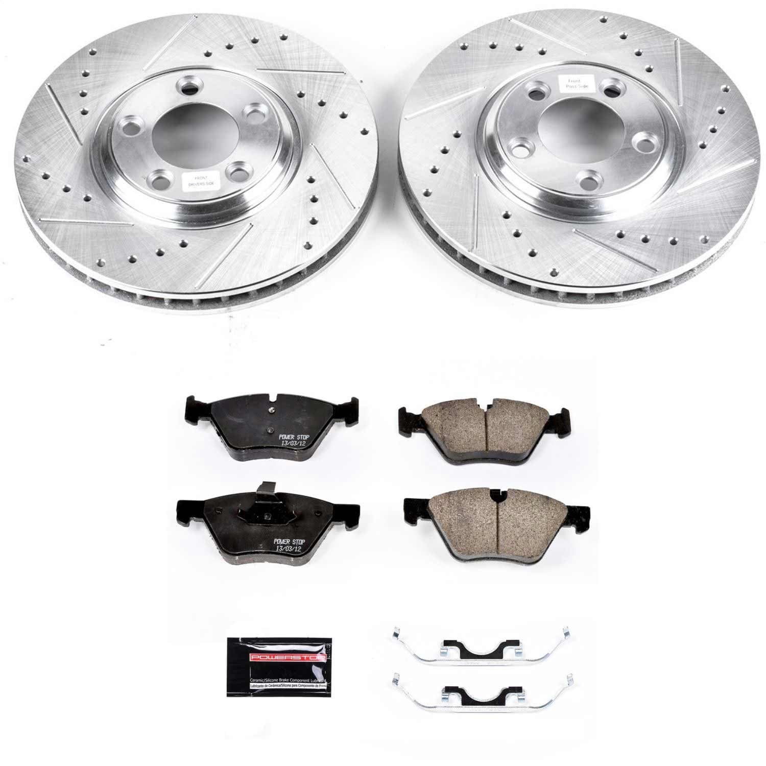 Power Stop - K1349 - Front - Disc Brake Pad and Rotor Kit image 1