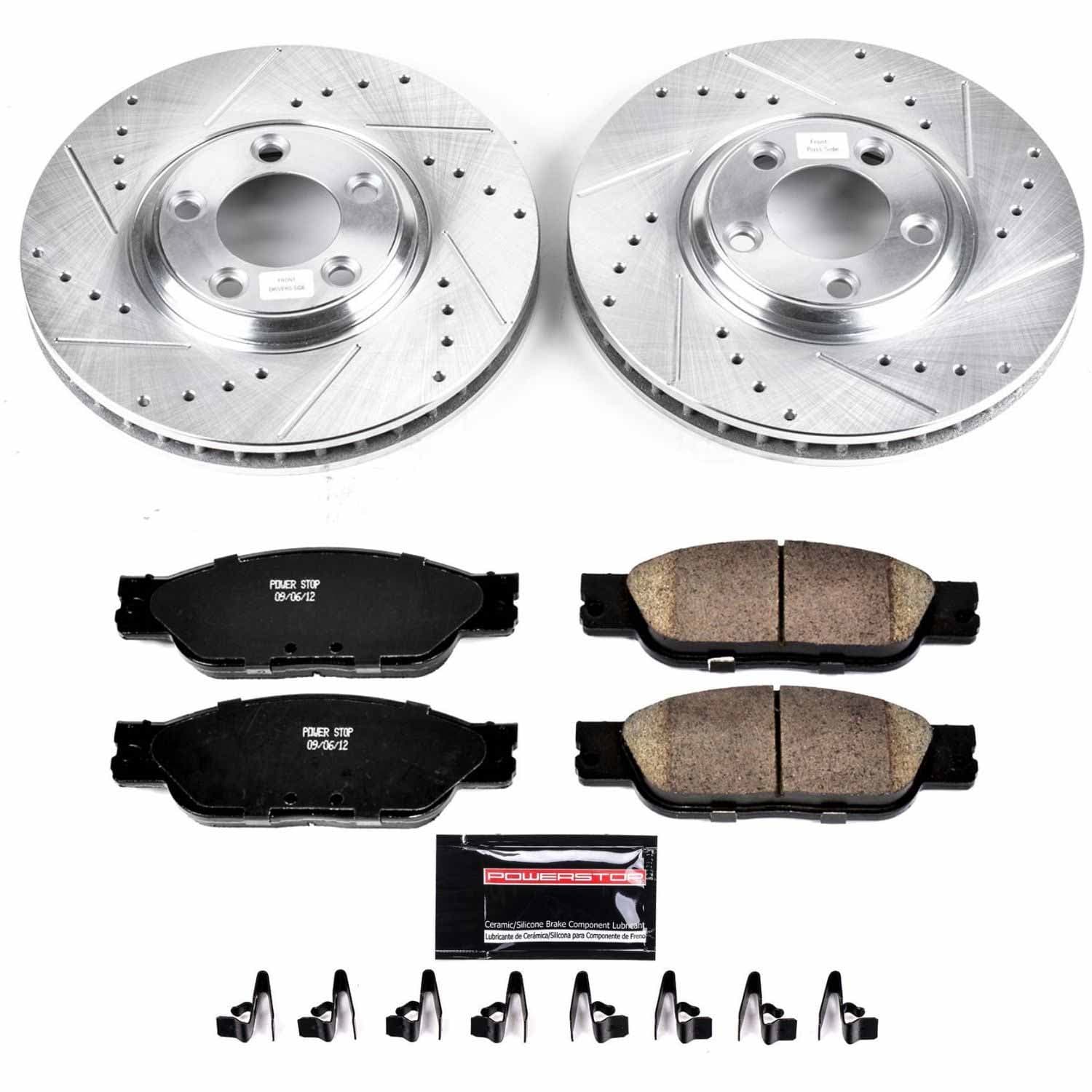 Power Stop - K1353 - Front - Disc Brake Pad and Rotor Kit image 1