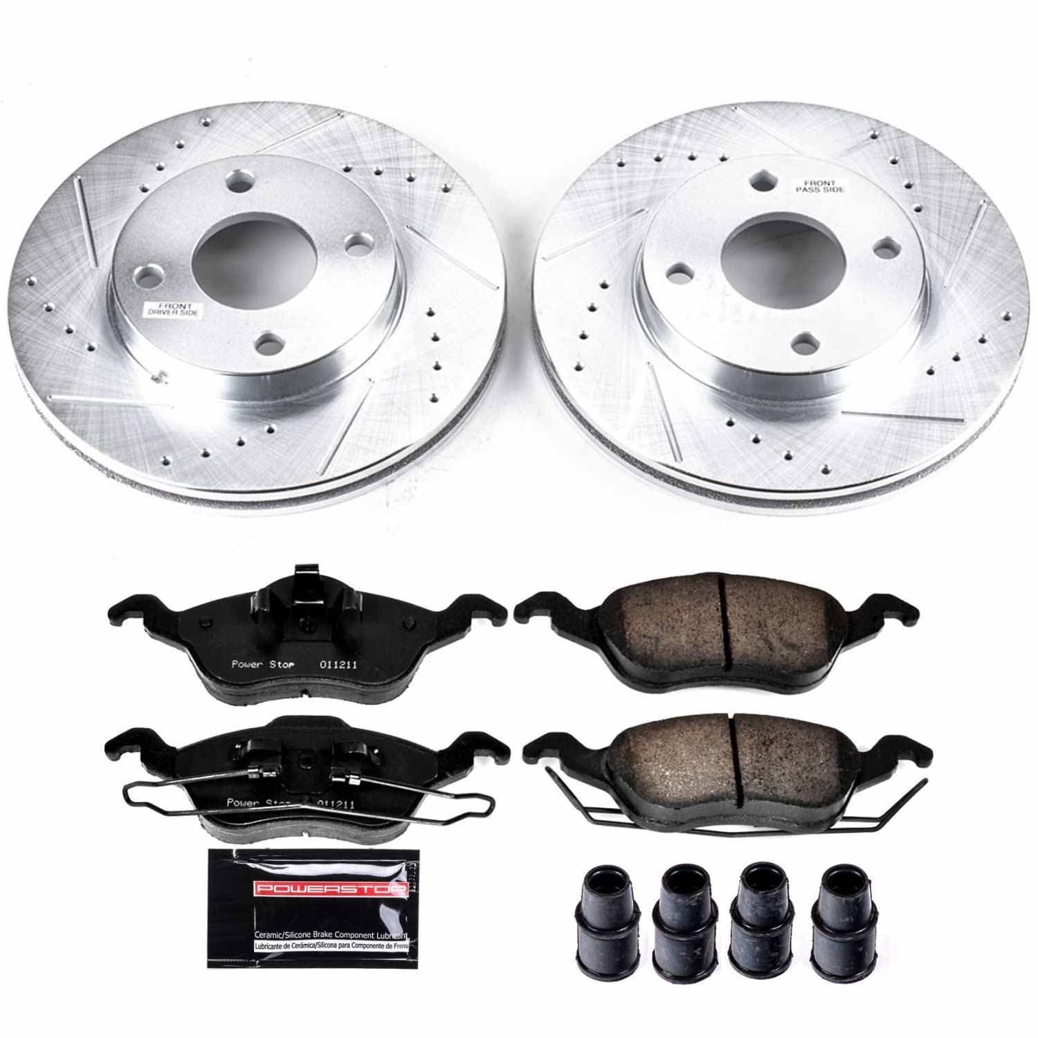 Power Stop - K1358 - Front - Disc Brake Pad and Rotor Kit image 1