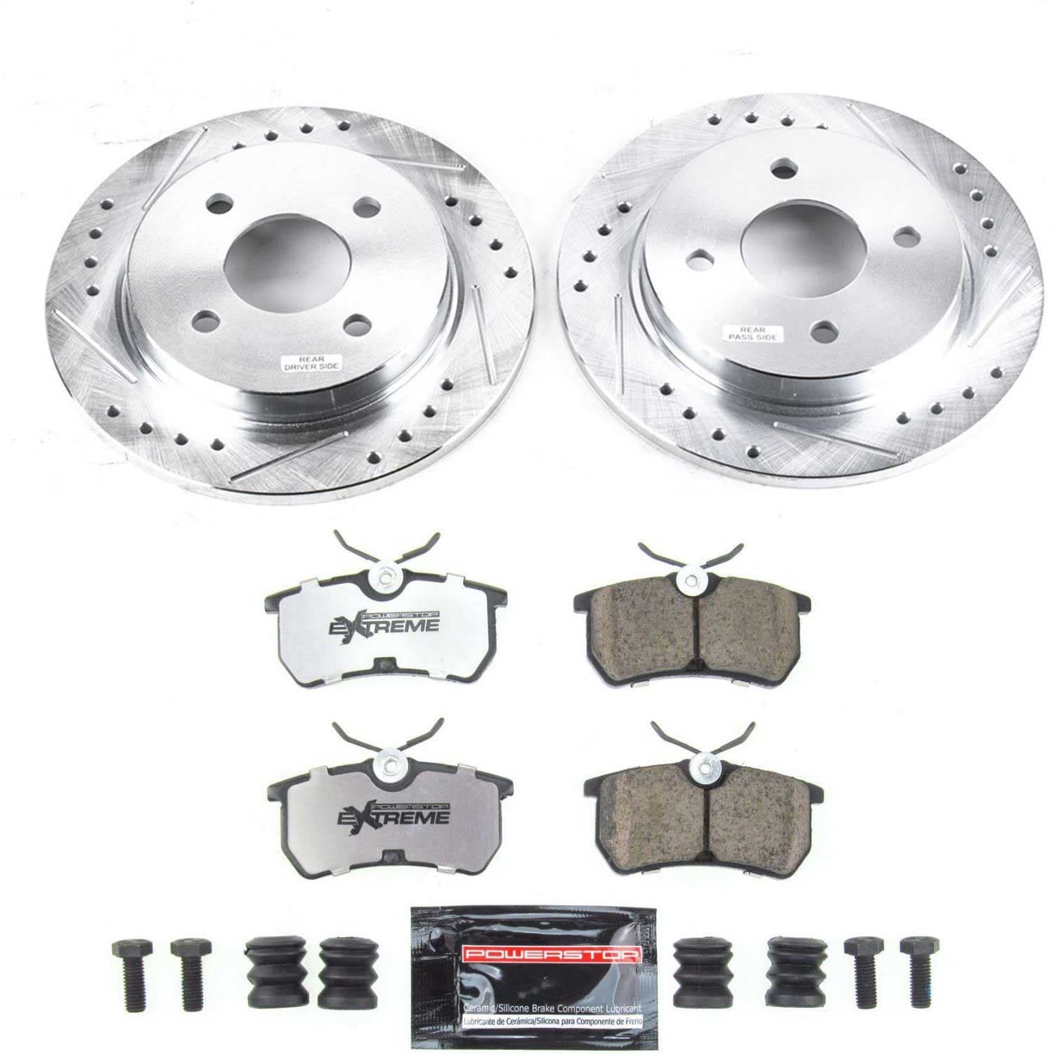 Power Stop - K1363-26 - Rear - Disc Brake Pad and Rotor Kit image 1