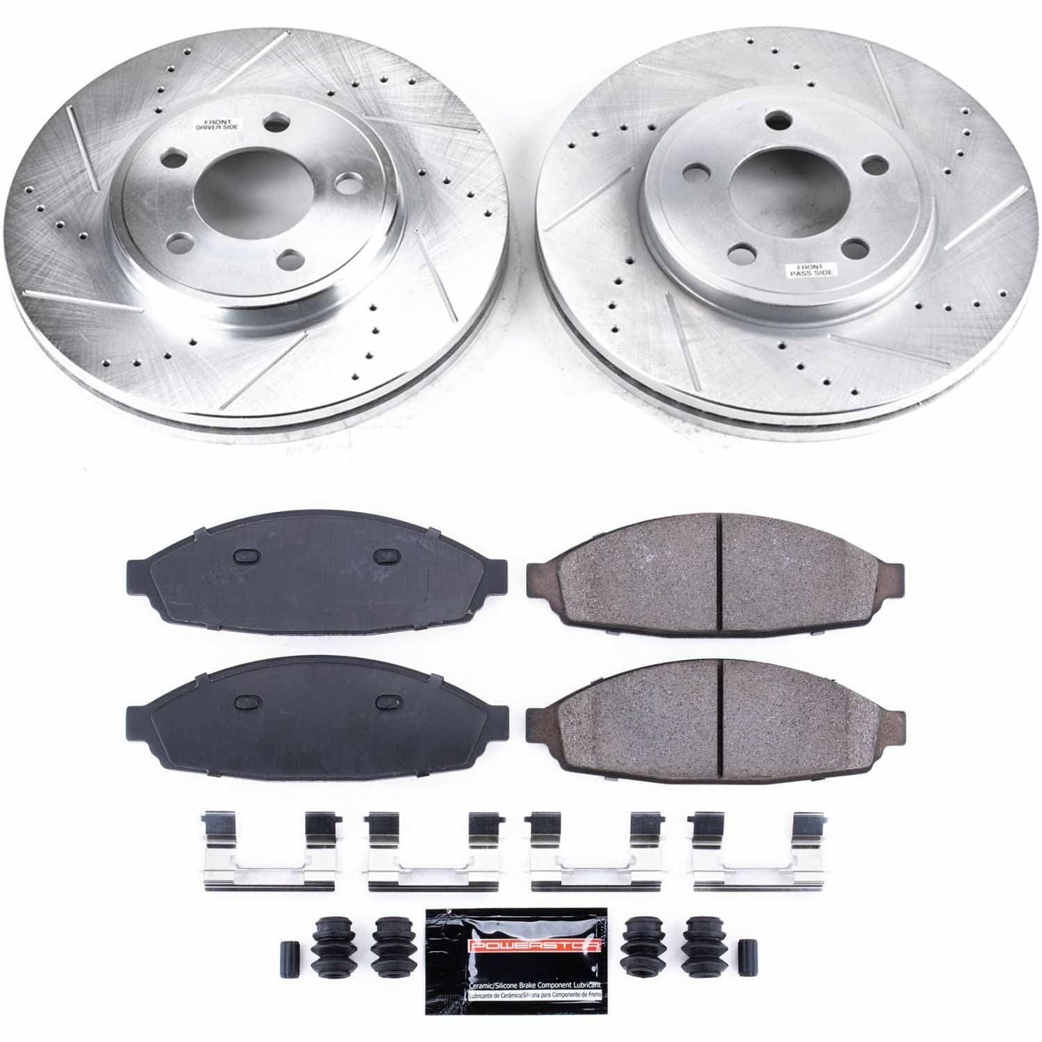Power Stop - K1364 - Front - Disc Brake Pad and Rotor Kit image 1