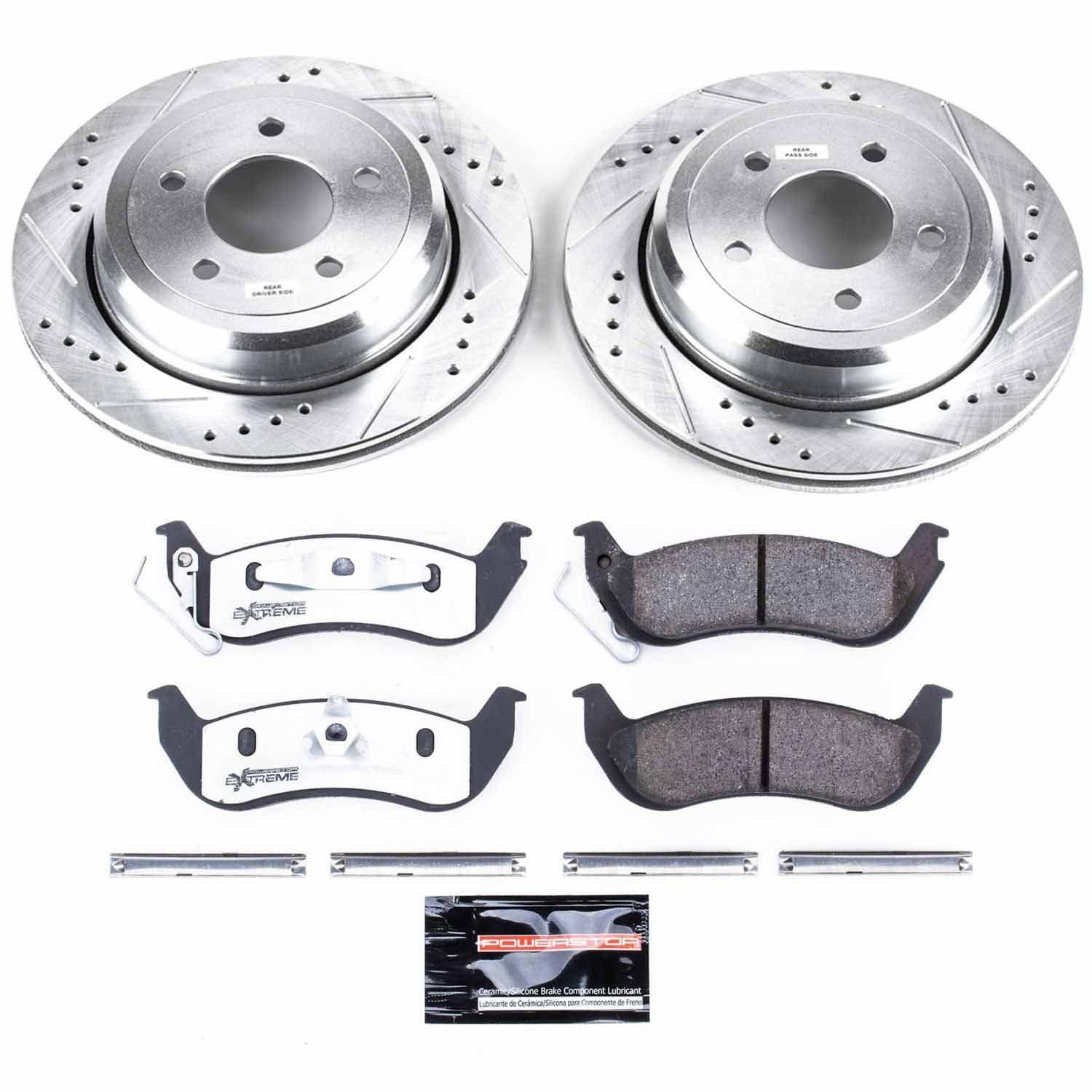 Power Stop - K1368-26 - Rear - Disc Brake Pad and Rotor Kit image 1
