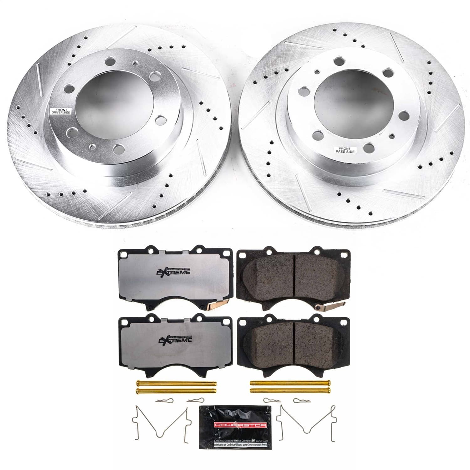 Power Stop - K137-36 - Front - Disc Brake Pad and Rotor Kit image 1