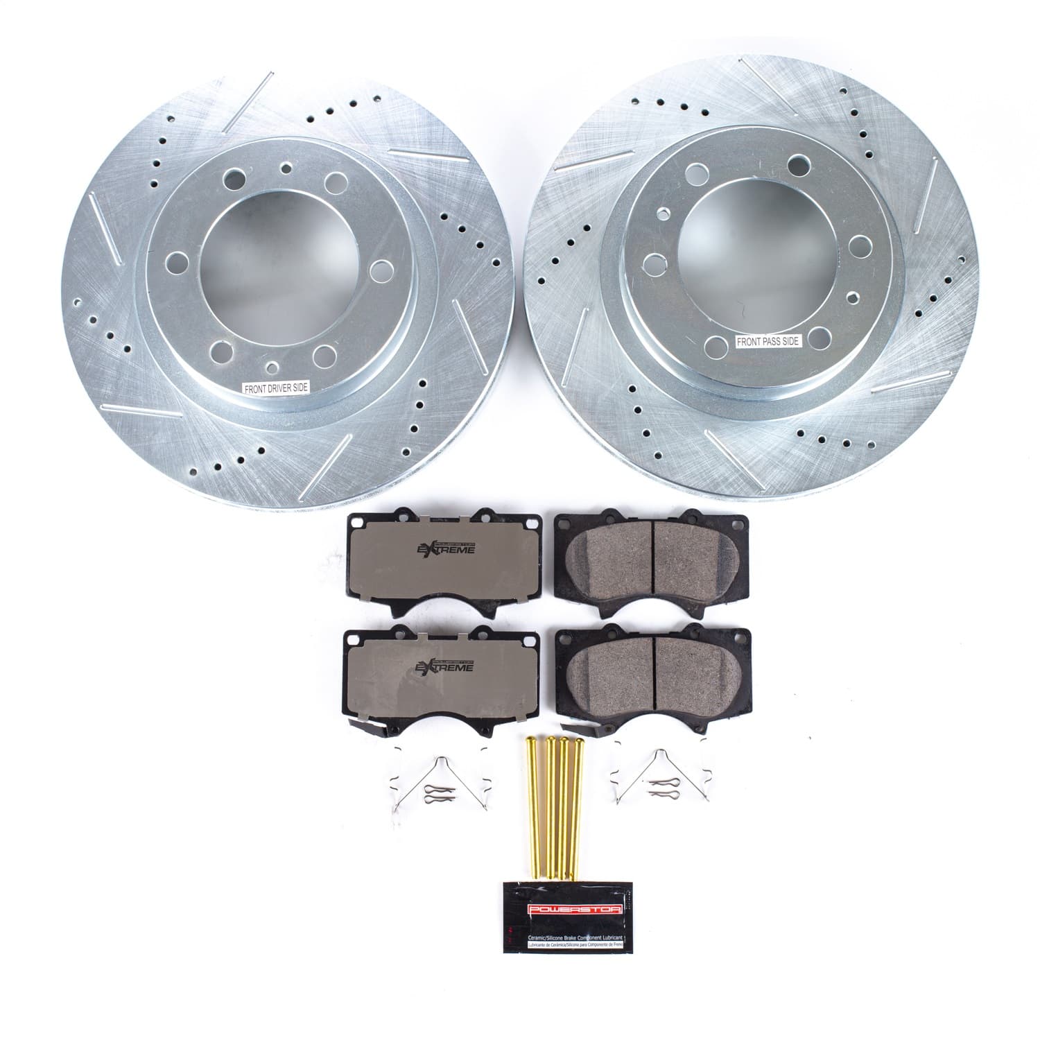 Power Stop - K137-36 - Front - Disc Brake Pad and Rotor Kit image 2