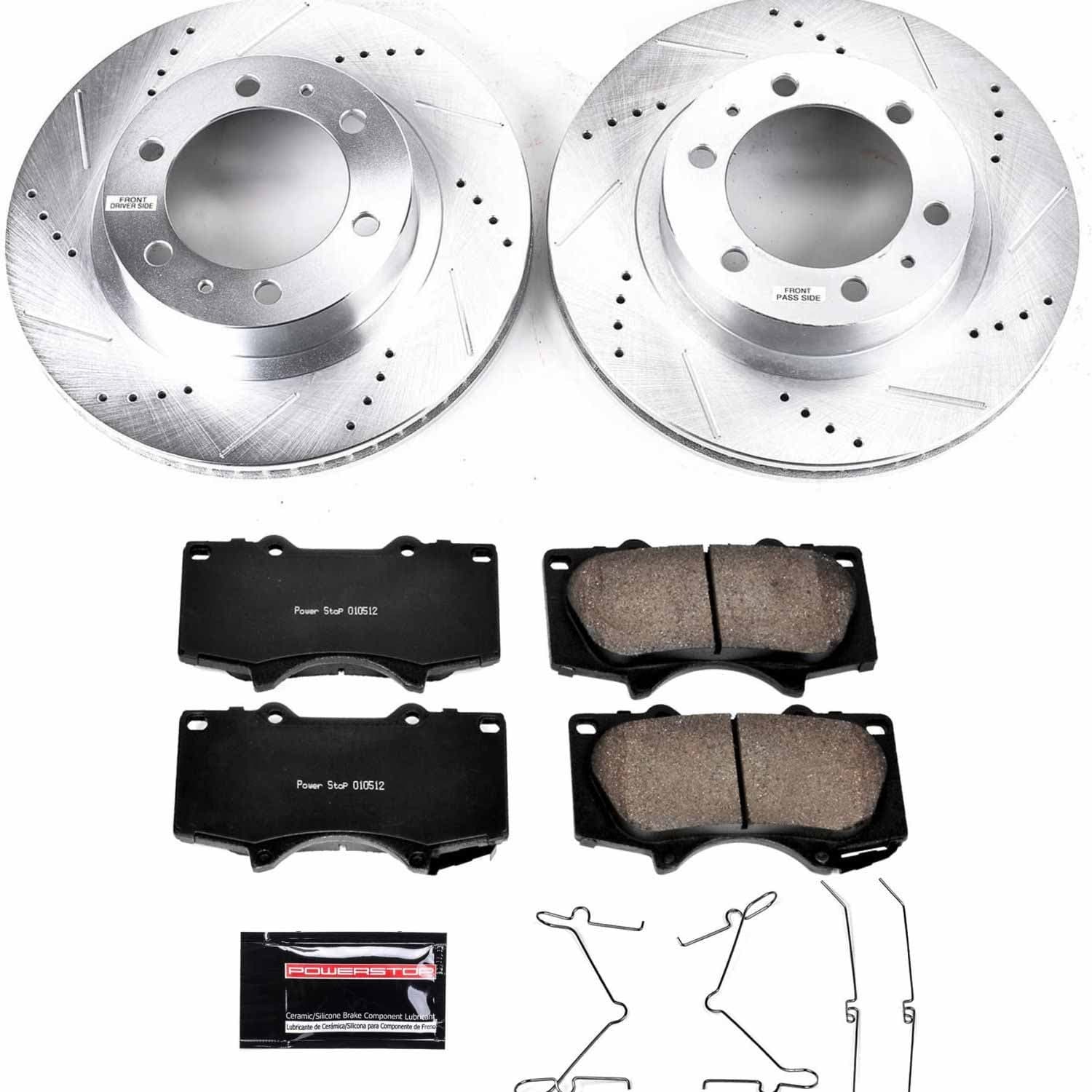 Power Stop - K137 - Front - Disc Brake Pad and Rotor Kit image 1