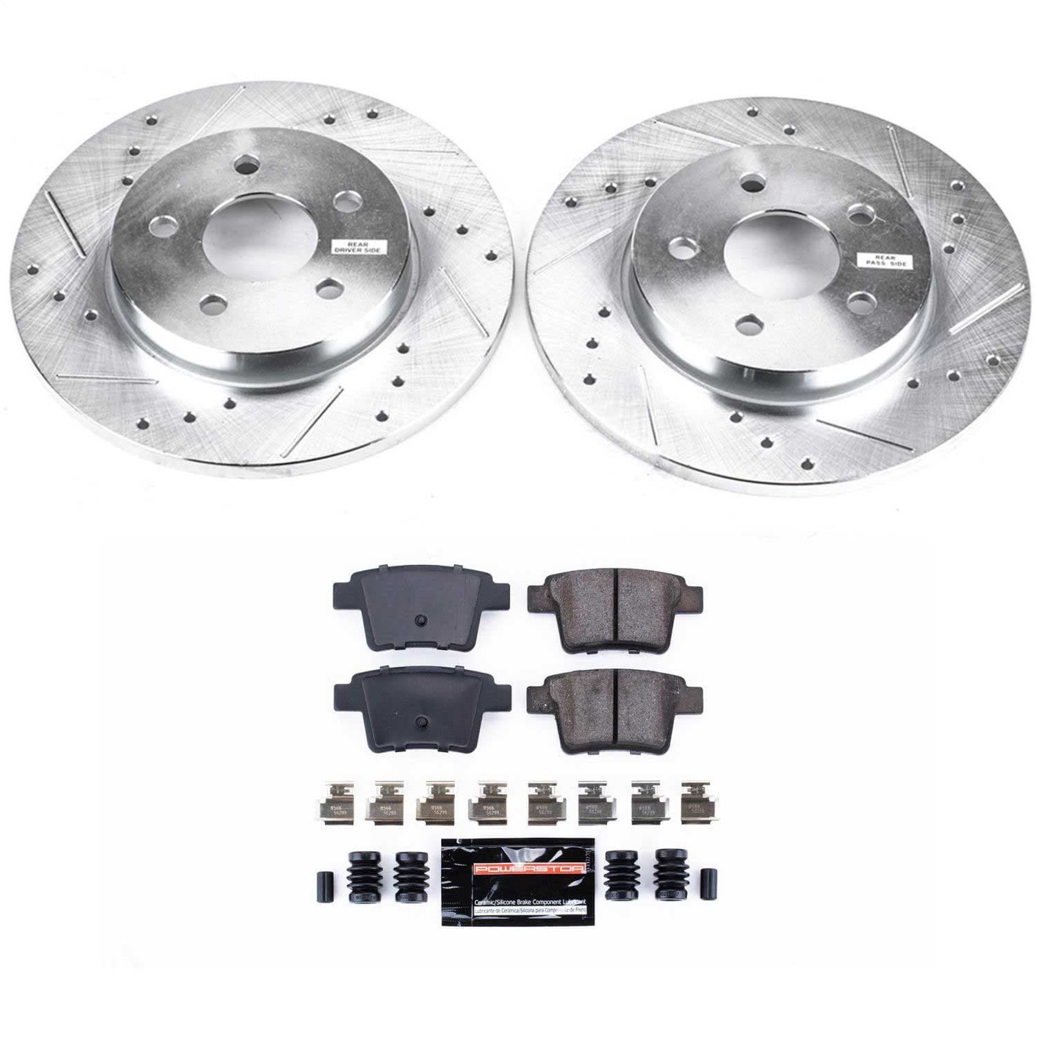 Power Stop - K1379 - Rear - Disc Brake Pad and Rotor Kit image 1