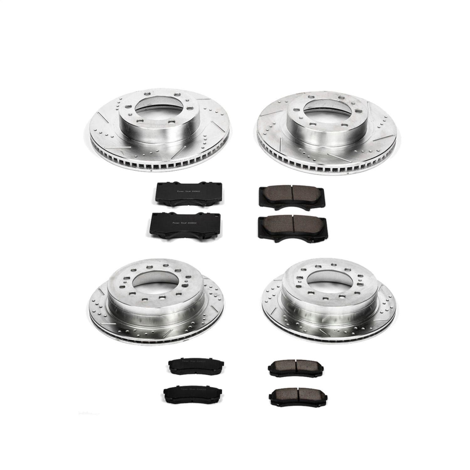 Power Stop - K138 - Front and Rear - Disc Brake Pad and Rotor Kit image 1