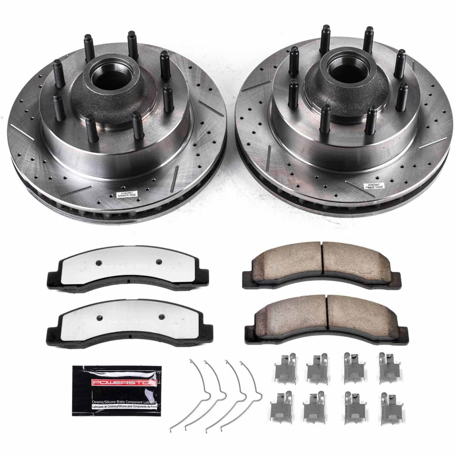 Power Stop - K1392-36 - Front - Disc Brake Pad and Rotor Kit image 1