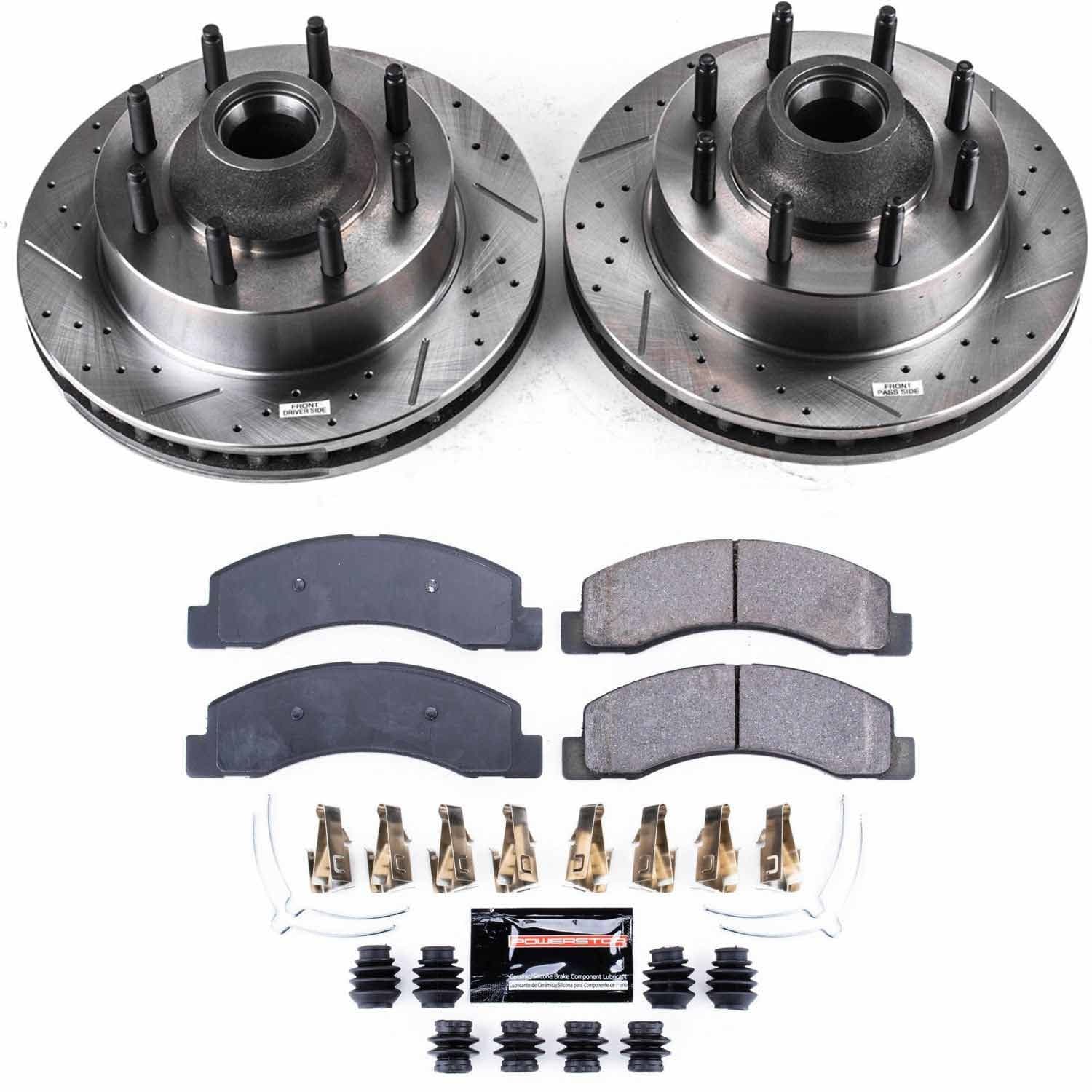 Power Stop - K1392 - Front - Disc Brake Pad and Rotor Kit image 1