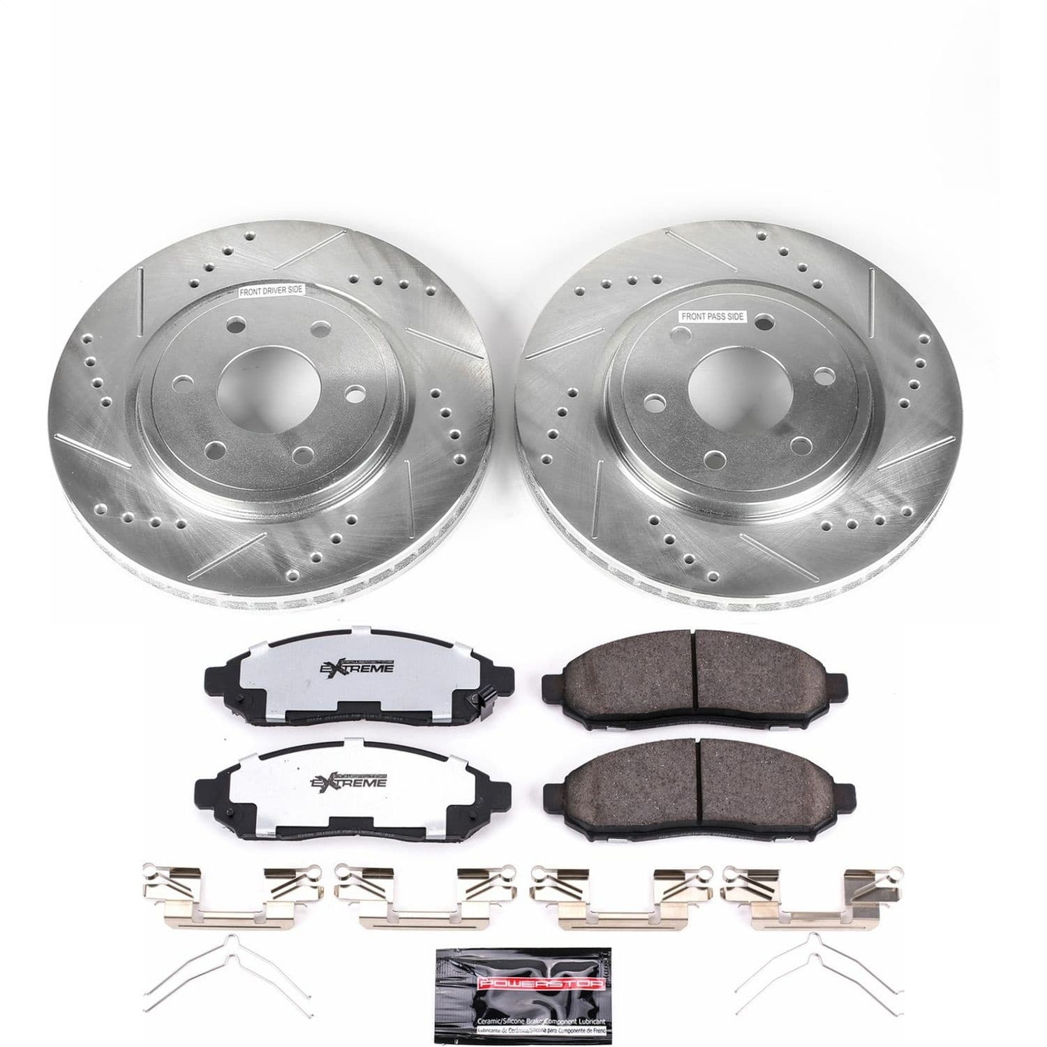 Power Stop - K142-36 - Front - Disc Brake Pad and Rotor Kit image 1