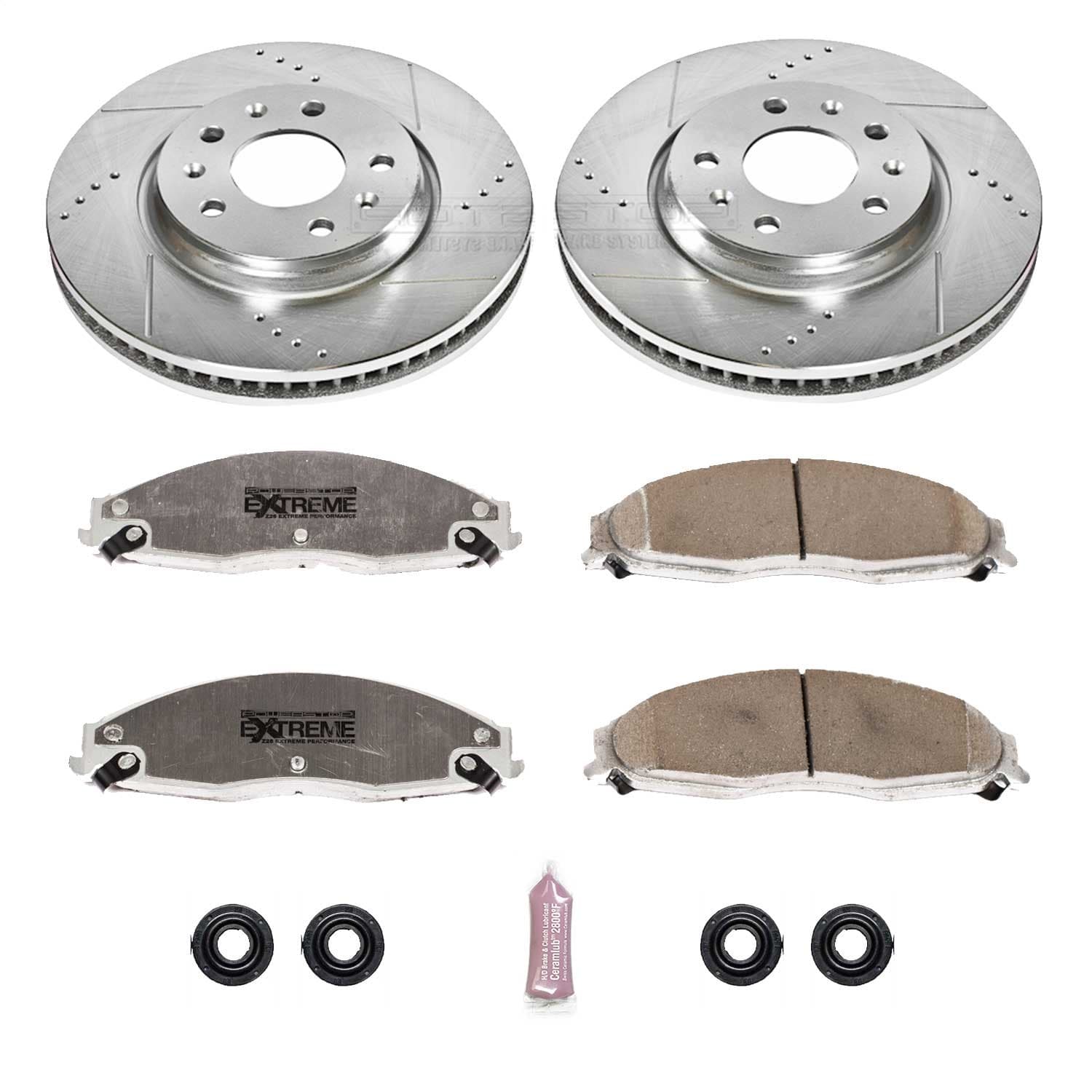 Power Stop - K1423-26 - Front - Disc Brake Pad and Rotor Kit image 1