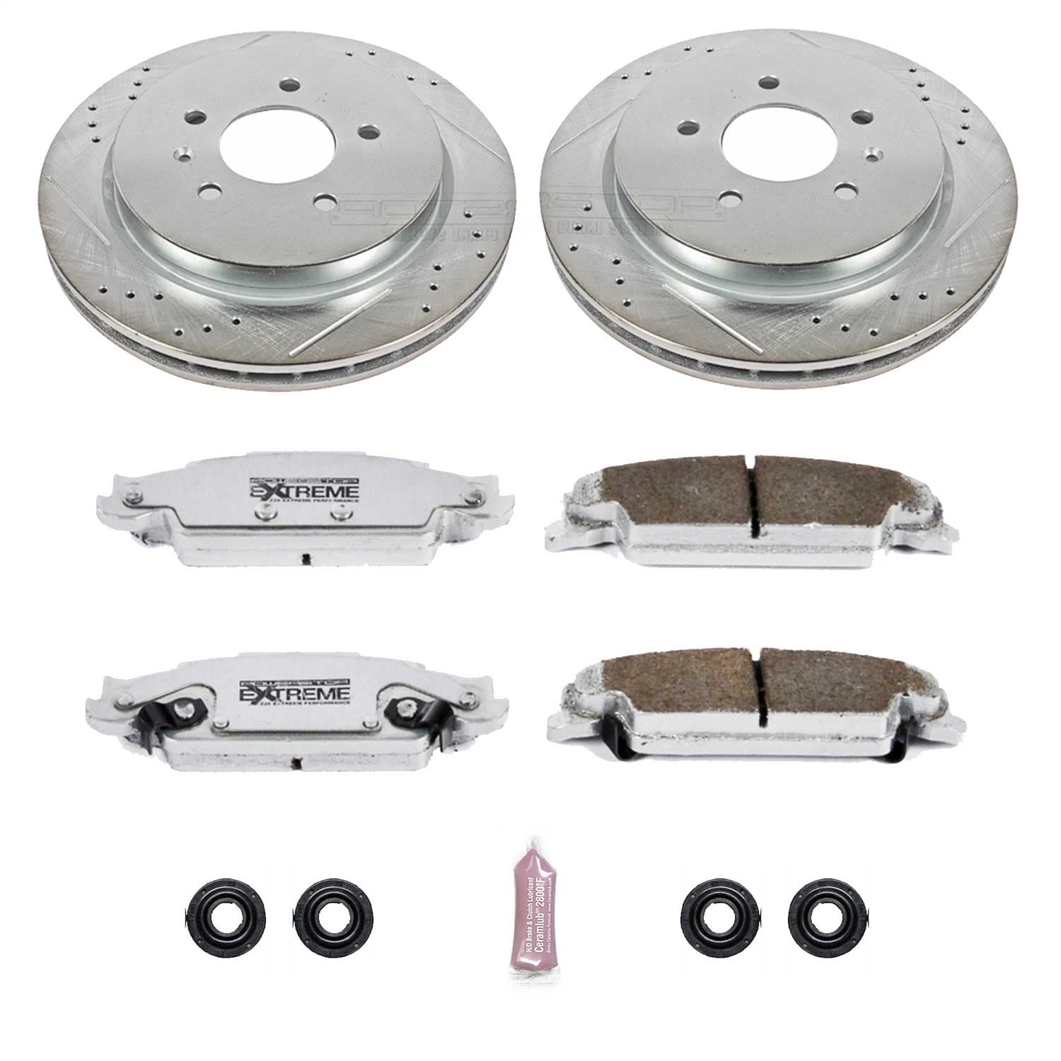 Power Stop - K1425-26 - Rear - Disc Brake Pad and Rotor Kit image 1