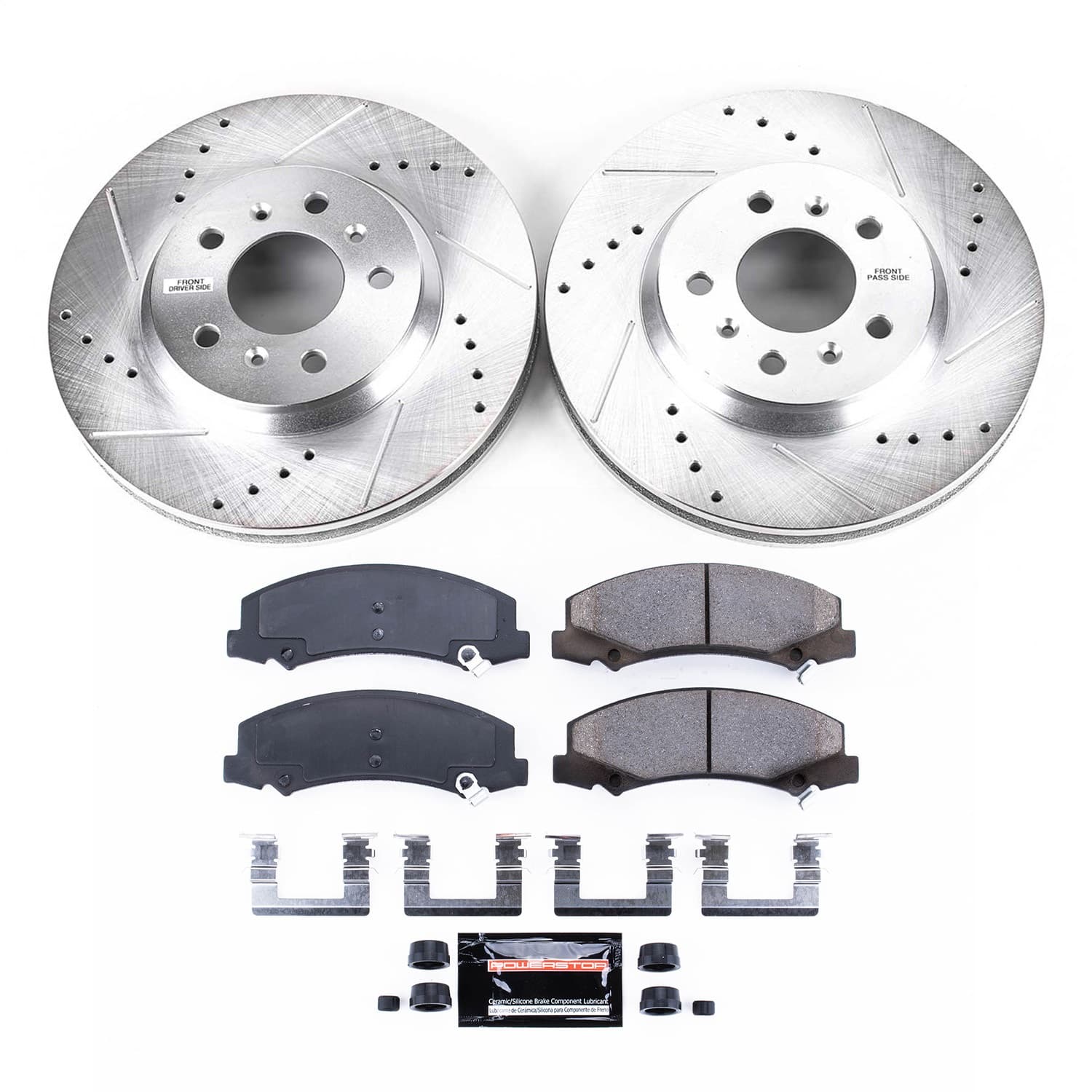 Power Stop - K1437 - Front - Disc Brake Pad and Rotor Kit image 1