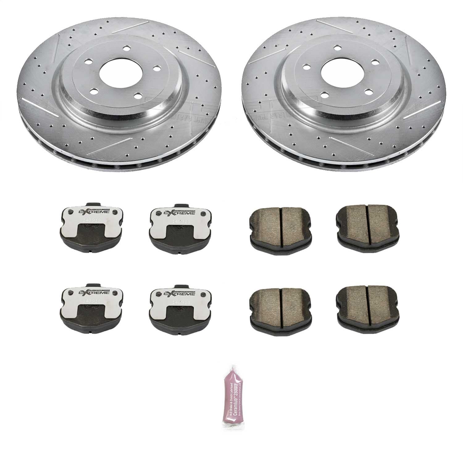 Power Stop - K1446-26 - Rear - Disc Brake Pad and Rotor Kit image 1