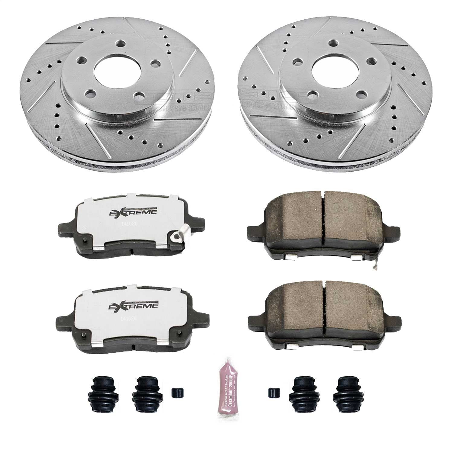 Power Stop - K1448-26 - Front - Disc Brake Pad and Rotor Kit image 1