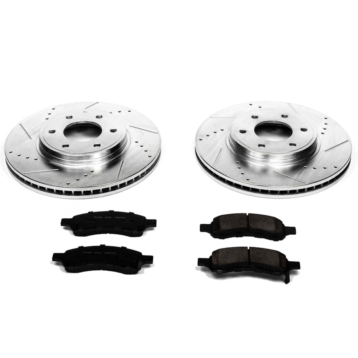 Power Stop - K1453 - Front - Disc Brake Pad and Rotor Kit image 1