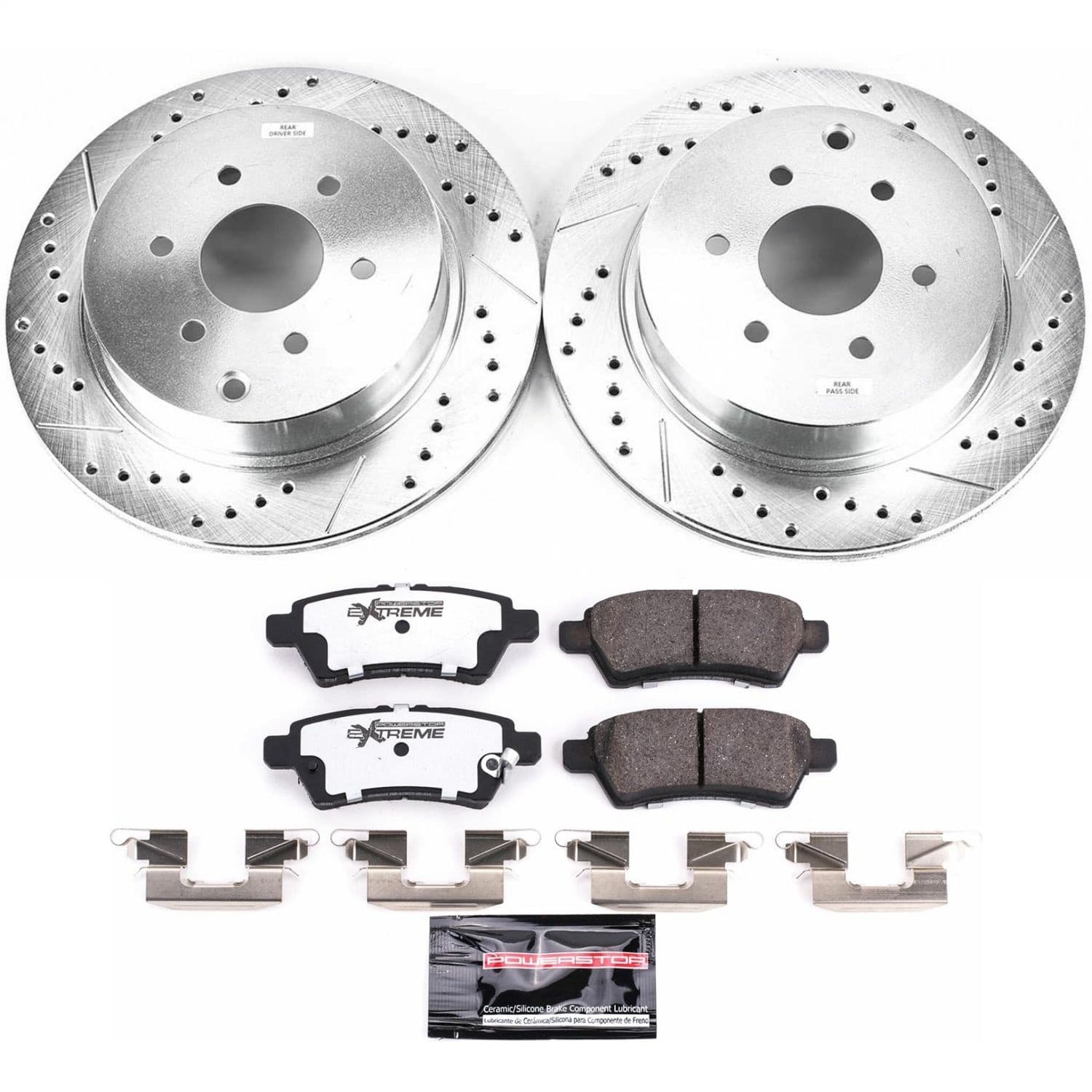 Power Stop - K147-36 - Rear - Disc Brake Pad and Rotor Kit image 1