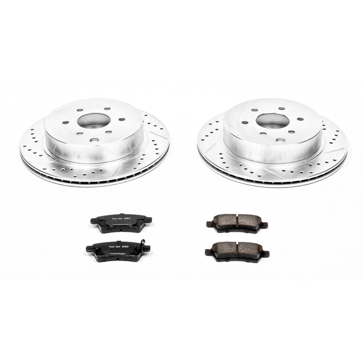 Power Stop - K147 - Rear - Disc Brake Pad and Rotor Kit image 1