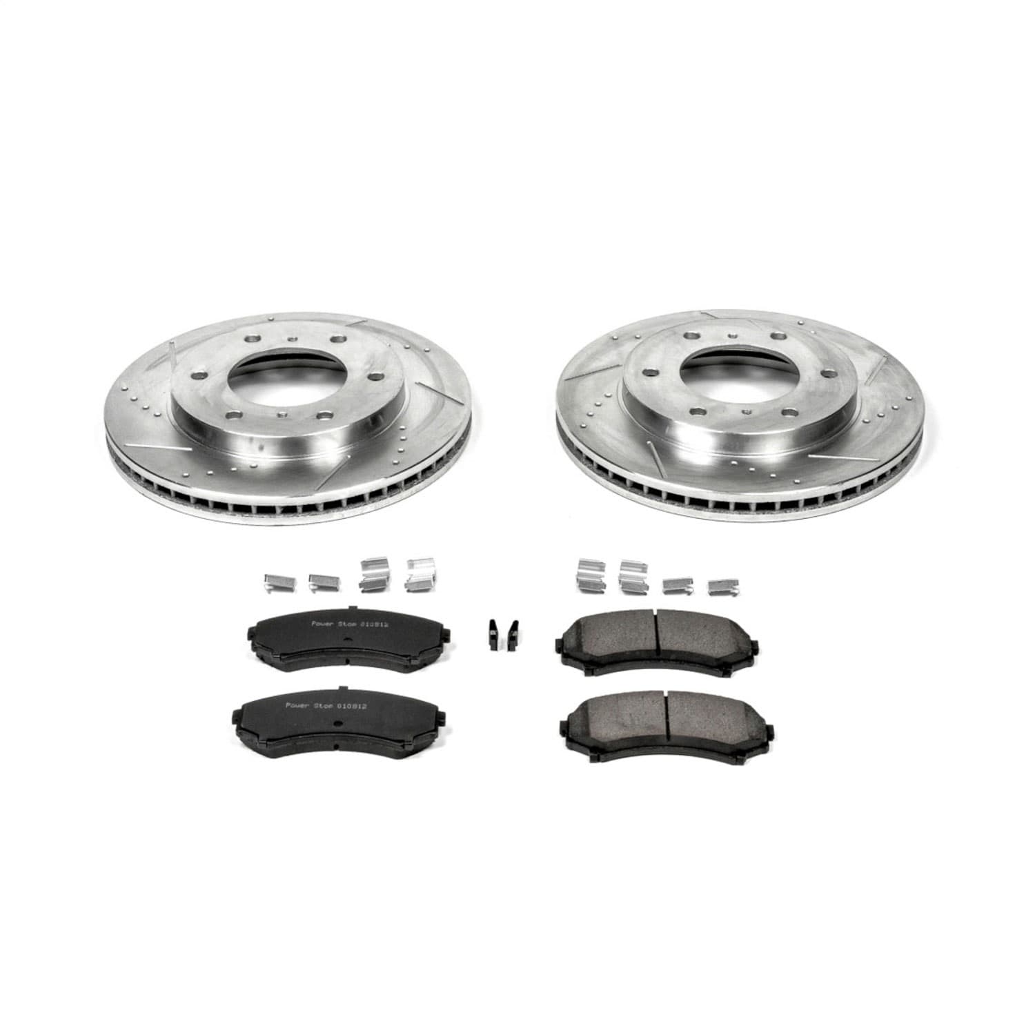 Power Stop - K148 - Front - Disc Brake Pad and Rotor Kit image 1