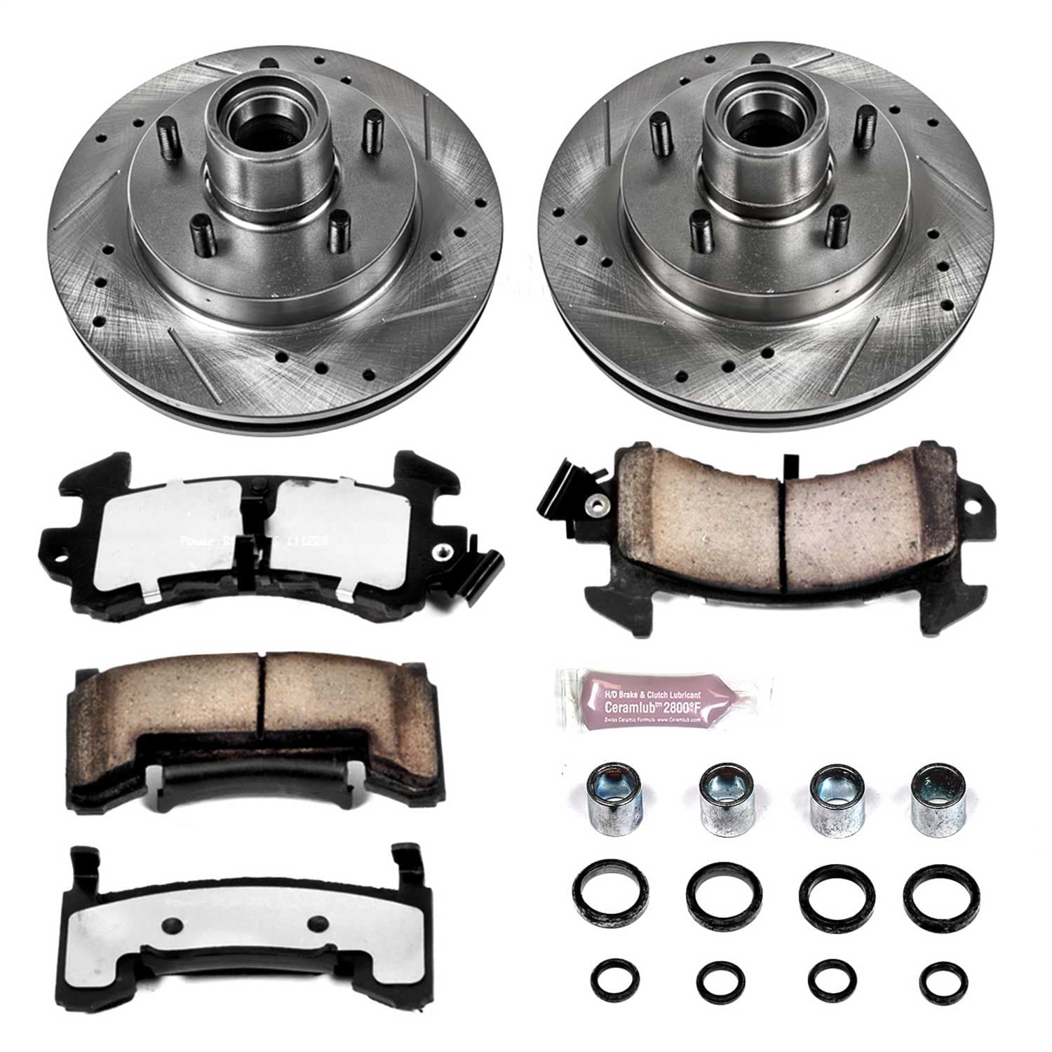 Power Stop - K1482-36 - Front - Disc Brake Pad and Rotor Kit image 1