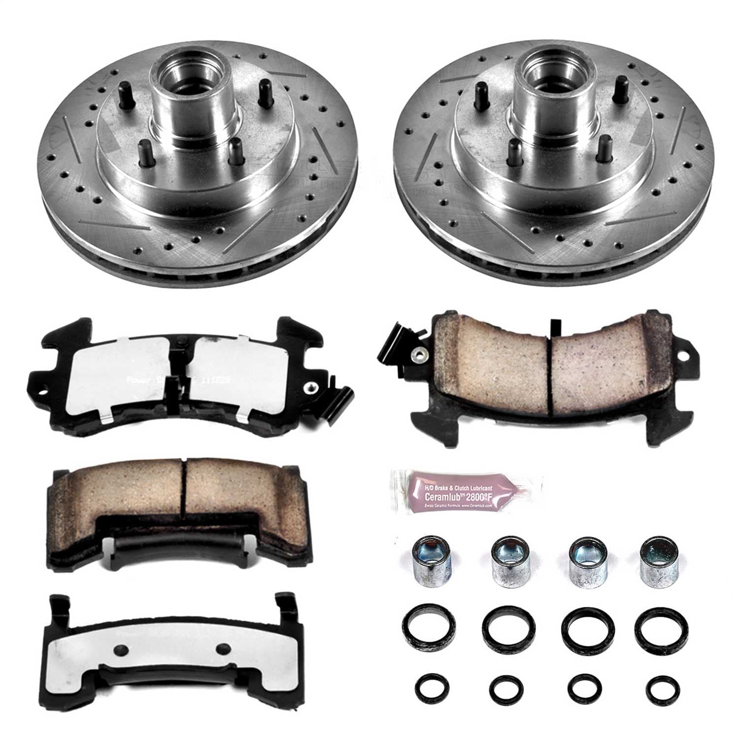 Power Stop - K1485-36 - Front - Disc Brake Pad and Rotor Kit image 1