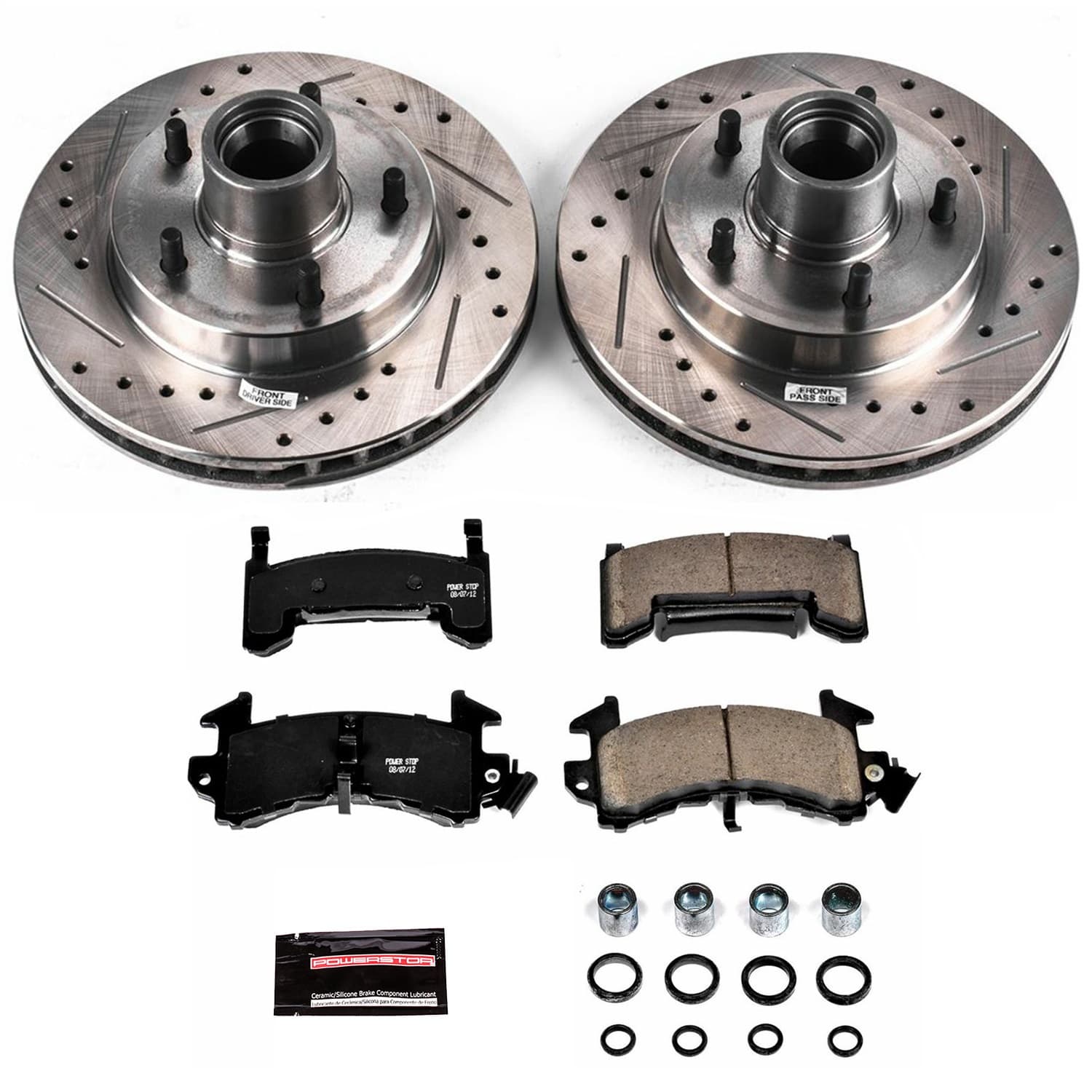 Power Stop - K1485 - Front - Disc Brake Pad and Rotor Kit image 1