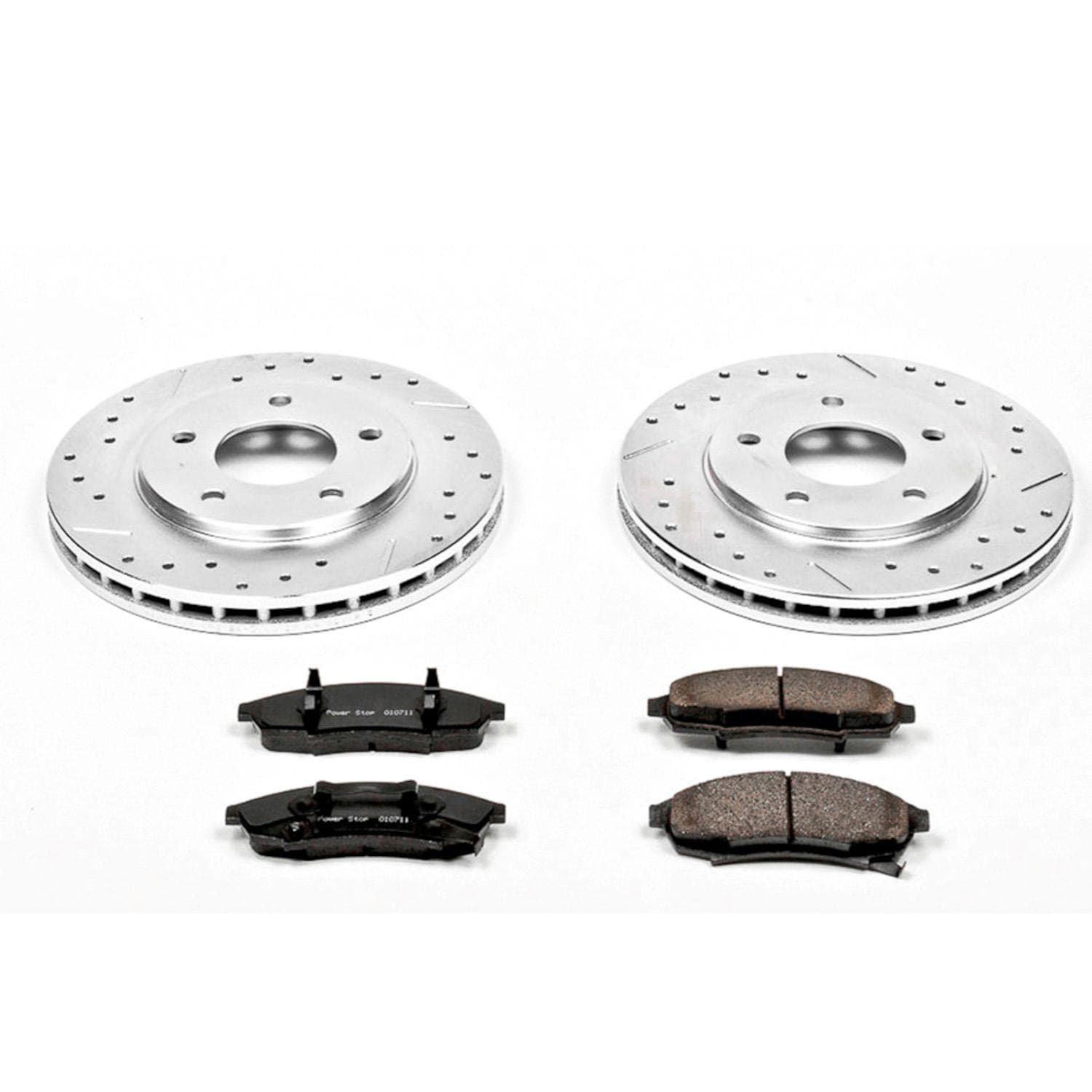 Power Stop - K1498 - Front - Disc Brake Pad and Rotor Kit image 1