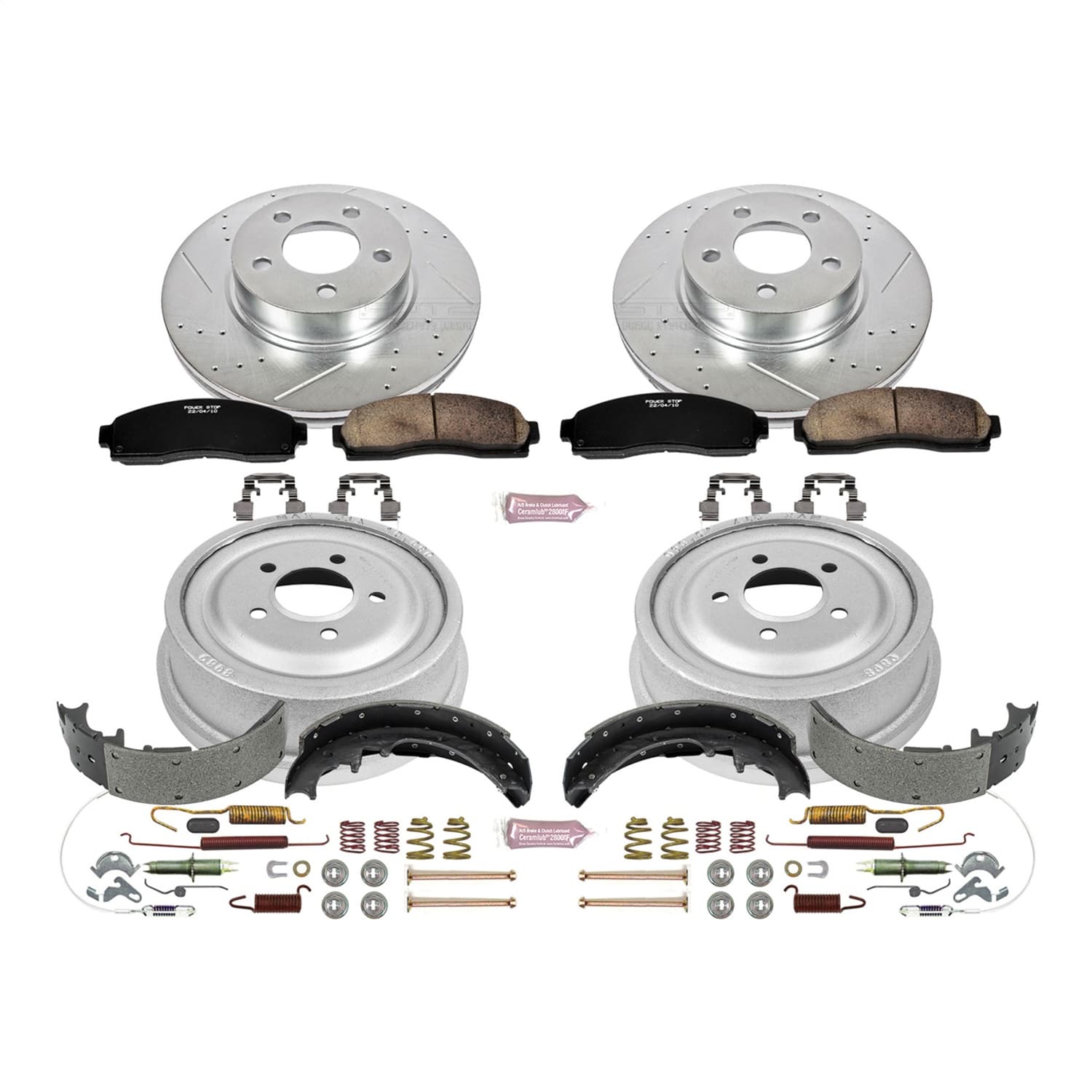 Power Stop - K15005DK - Complete Vehicle Disc/Drum Brake Kit image 3