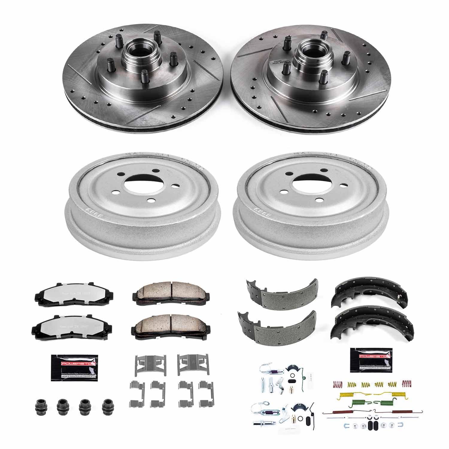 Power Stop - K15006DK-36 - Complete Vehicle Disc/Drum Brake Kit image 3