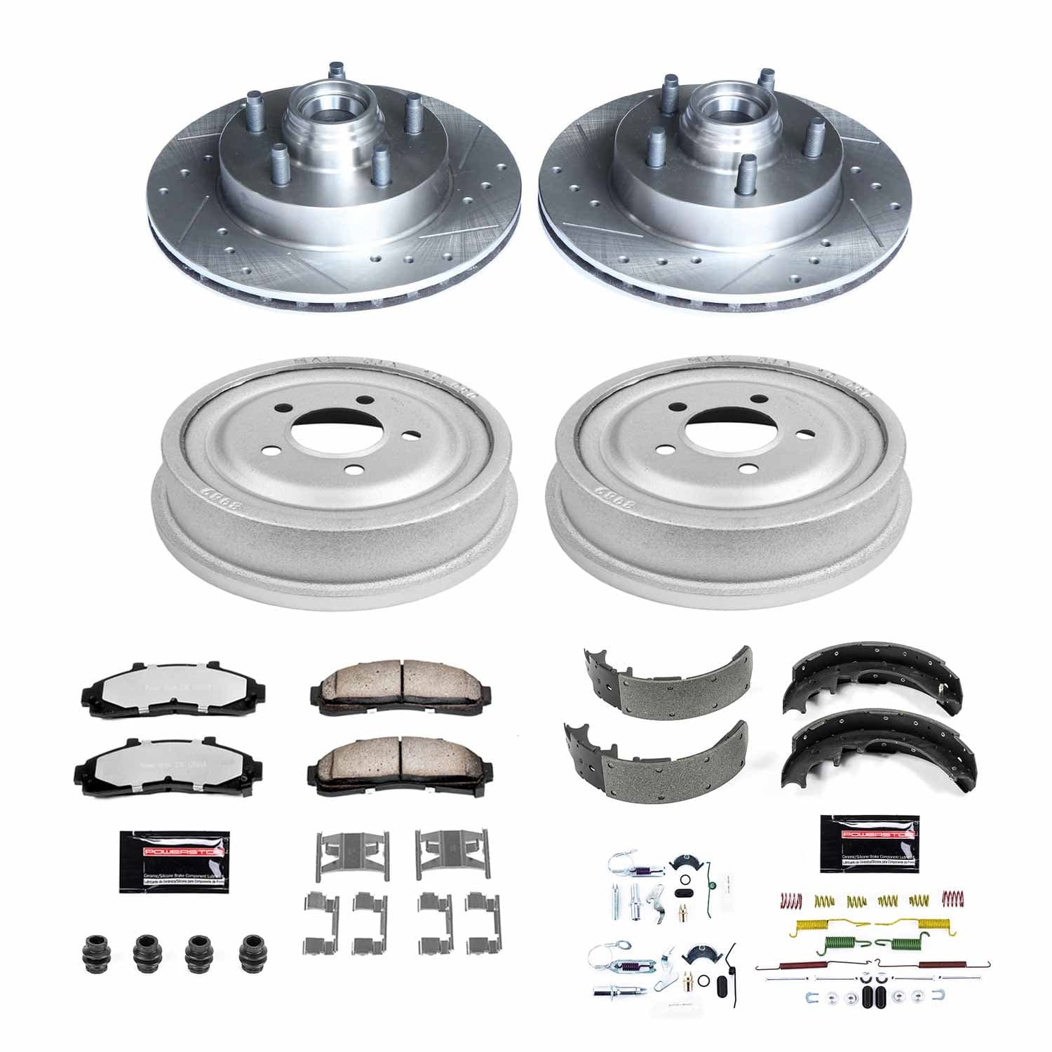 Power Stop - K15007DK-36 - Complete Vehicle Disc/Drum Brake Kit image 3