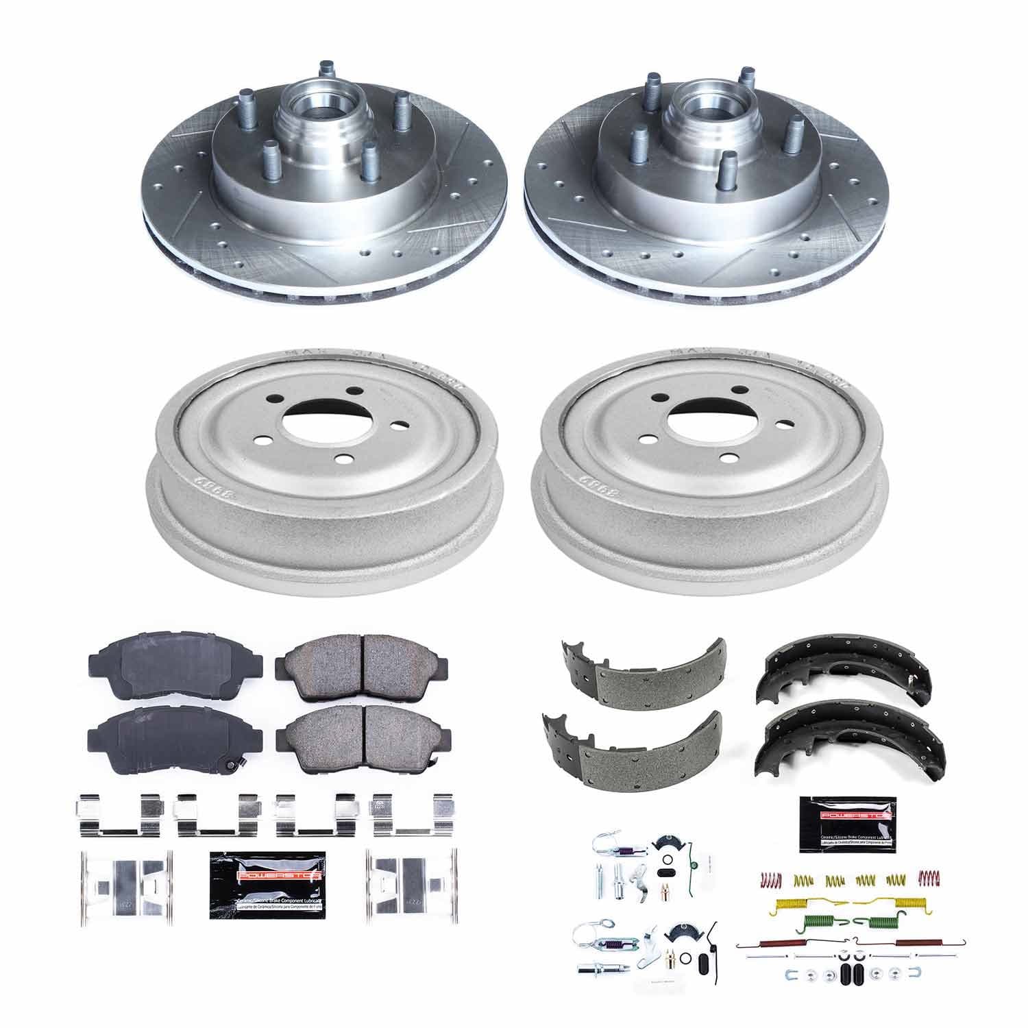 Power Stop - K15007DK - Complete Vehicle Disc/Drum Brake Kit image 3