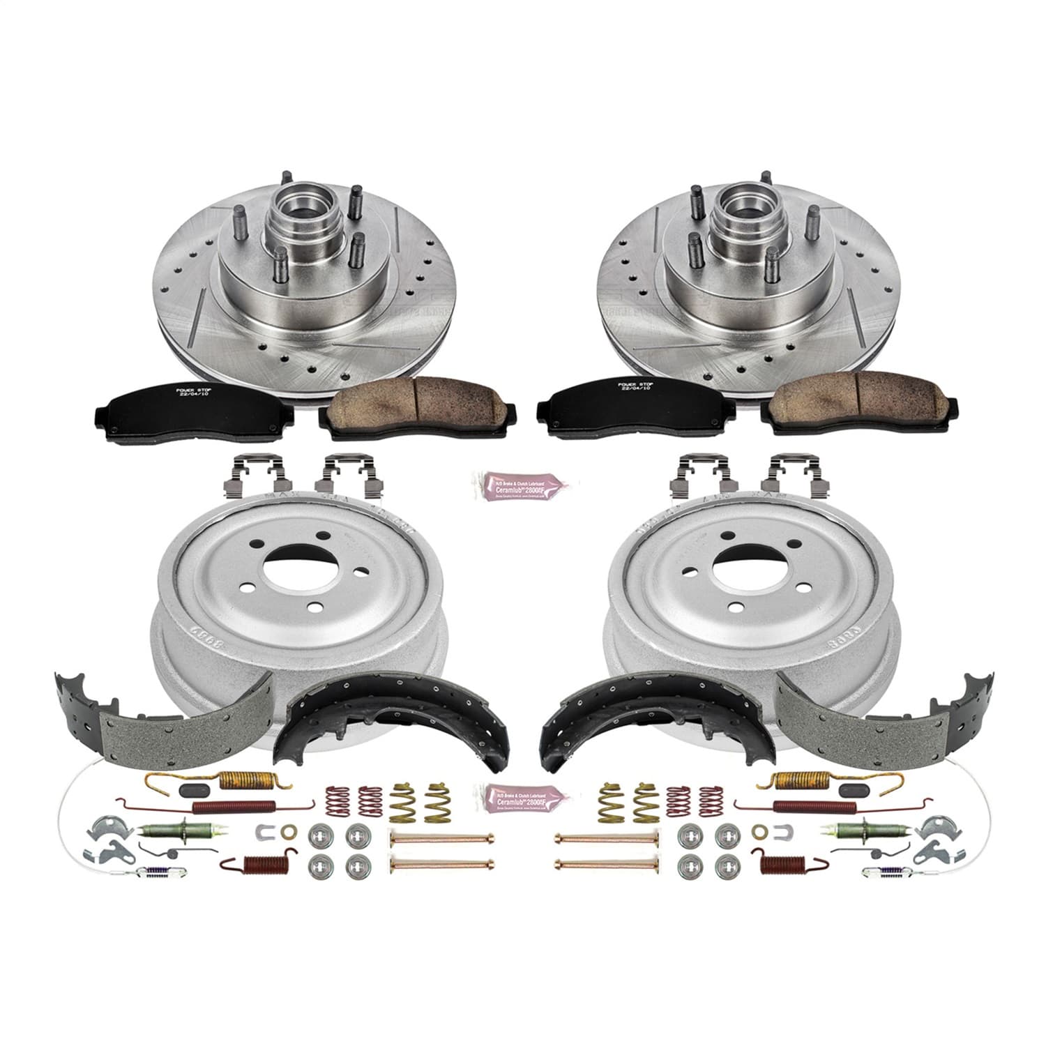 Power Stop - K15009DK - Complete Vehicle Disc/Drum Brake Kit image 3