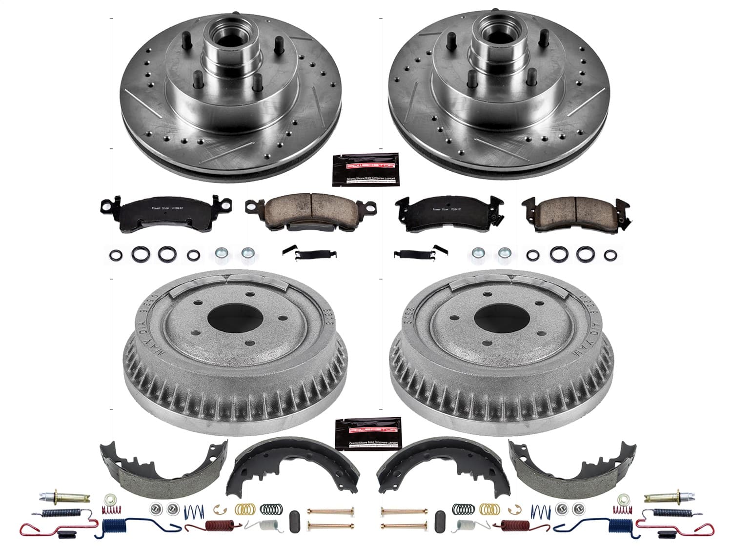 Power Stop - K15019DK - Complete Vehicle Disc/Drum Brake Kit image 3