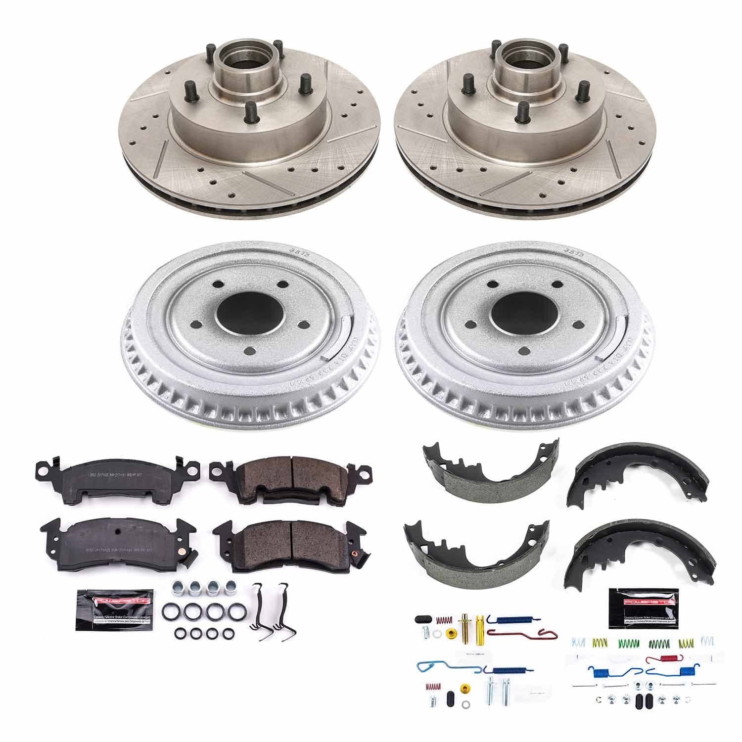 Power Stop - K15020DK - Complete Vehicle Disc/Drum Brake Kit image 3