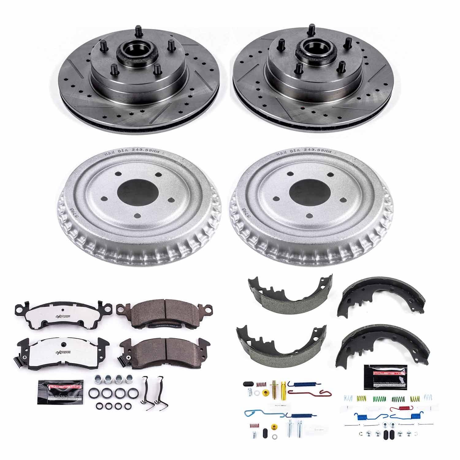 Power Stop - K15022DK-26 - Complete Vehicle Disc/Drum Brake Kit image 3