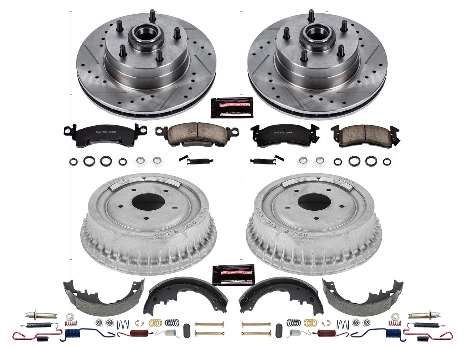 Power Stop - K15022DK - Complete Vehicle Disc/Drum Brake Kit image 3