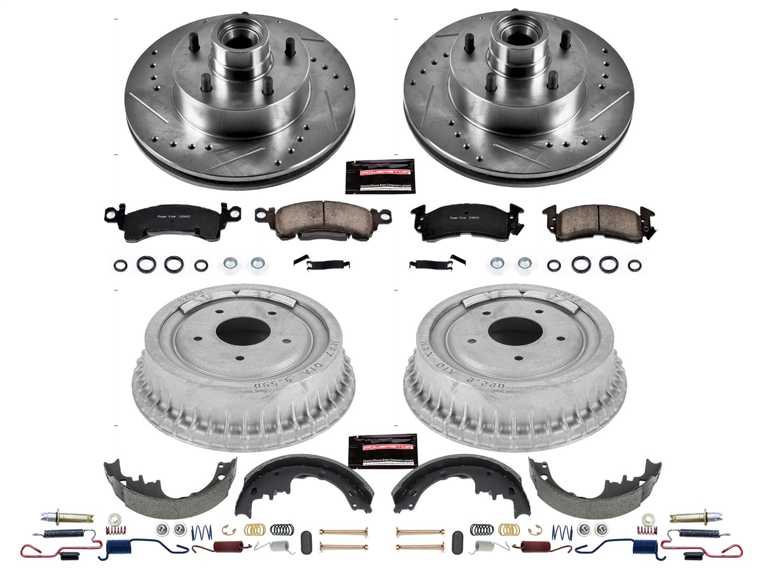 Power Stop - K15023DK - Complete Vehicle Disc/Drum Brake Kit image 3
