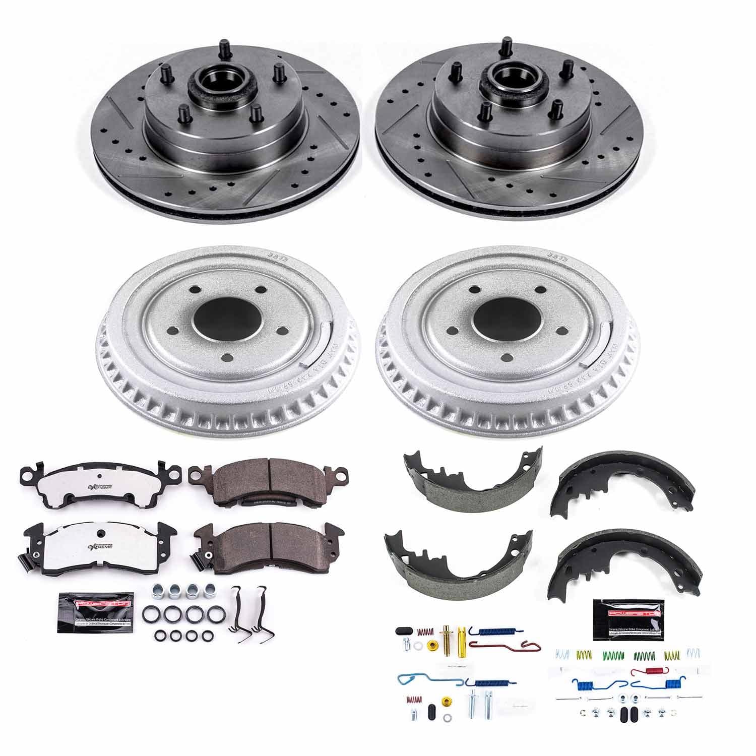 Power Stop - K15024DK-26 - Complete Vehicle Disc/Drum Brake Kit image 1
