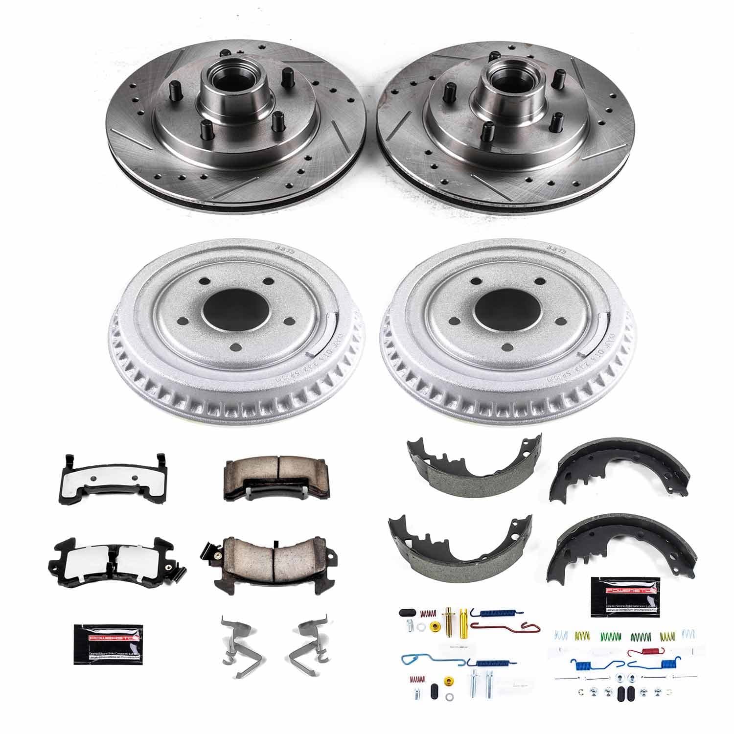 Power Stop - K15025DK-36 - Complete Vehicle Disc/Drum Brake Kit image 1