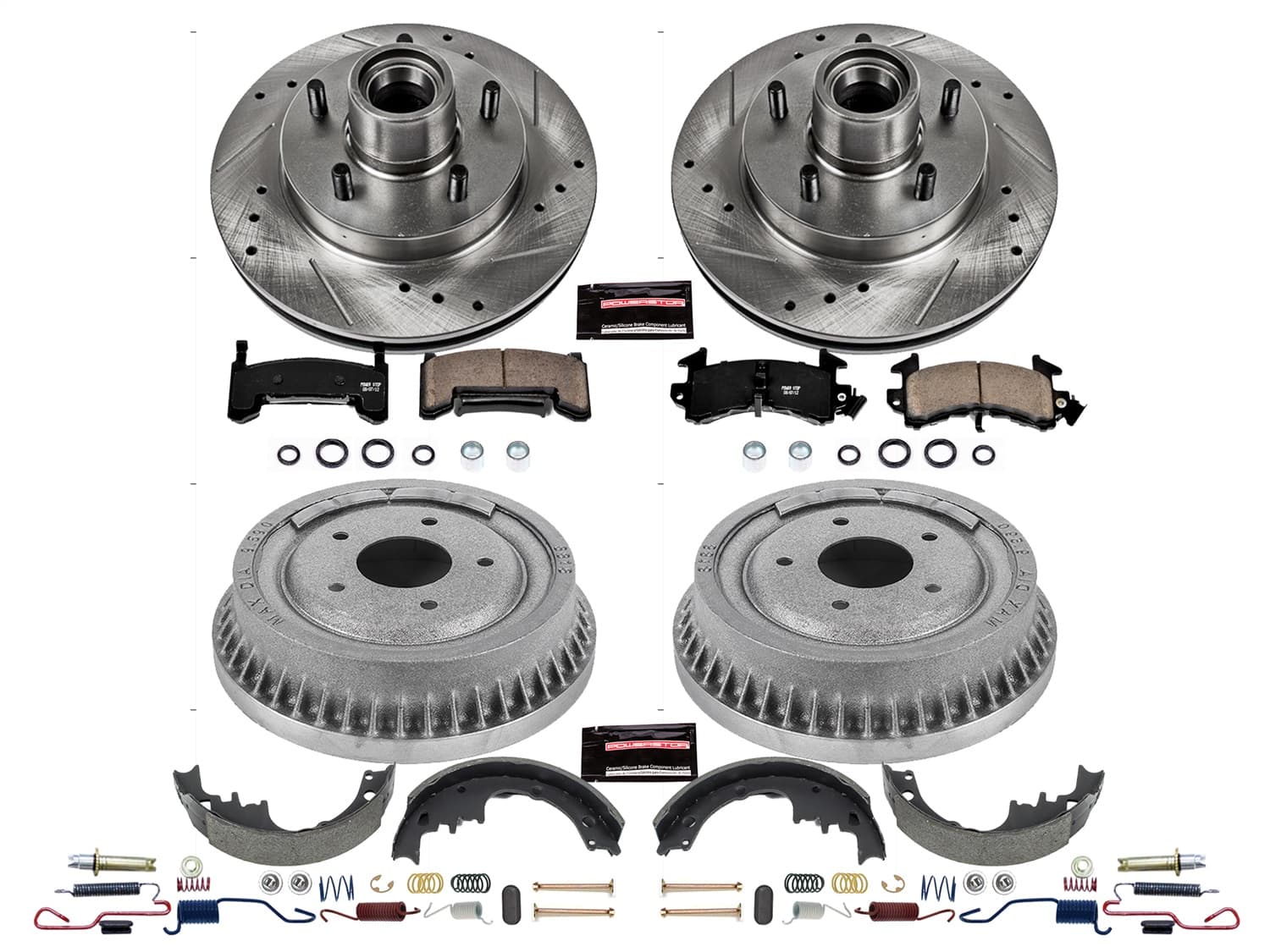 Power Stop - K15025DK - Complete Vehicle Disc/Drum Brake Kit image 1