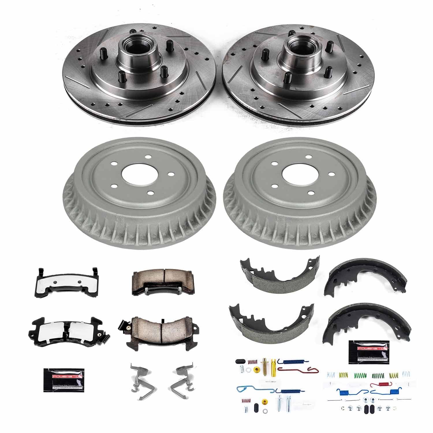 Power Stop - K15026DK-36 - Complete Vehicle Disc/Drum Brake Kit image 1
