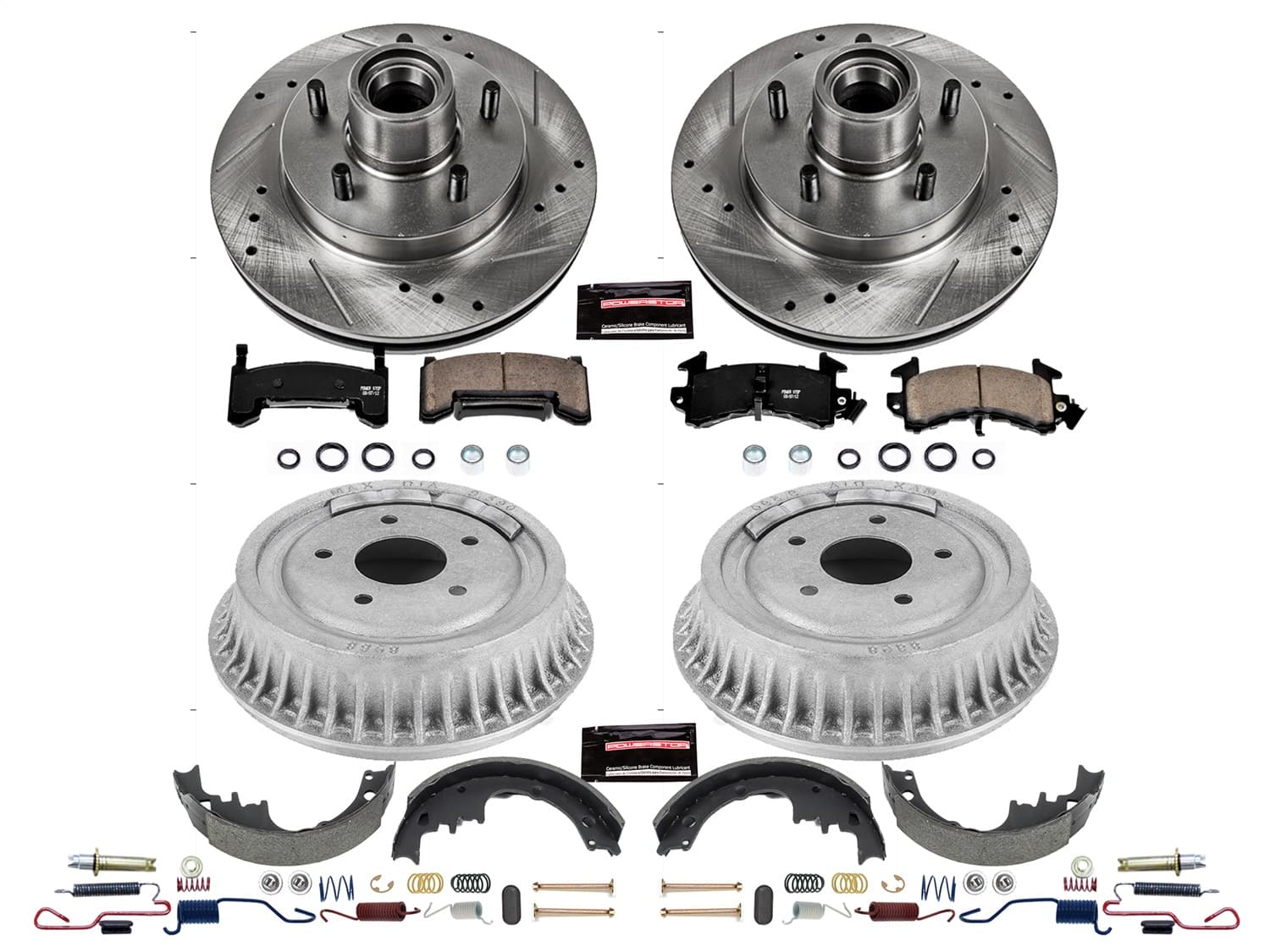 Power Stop - K15026DK - Complete Vehicle Disc/Drum Brake Kit image 1