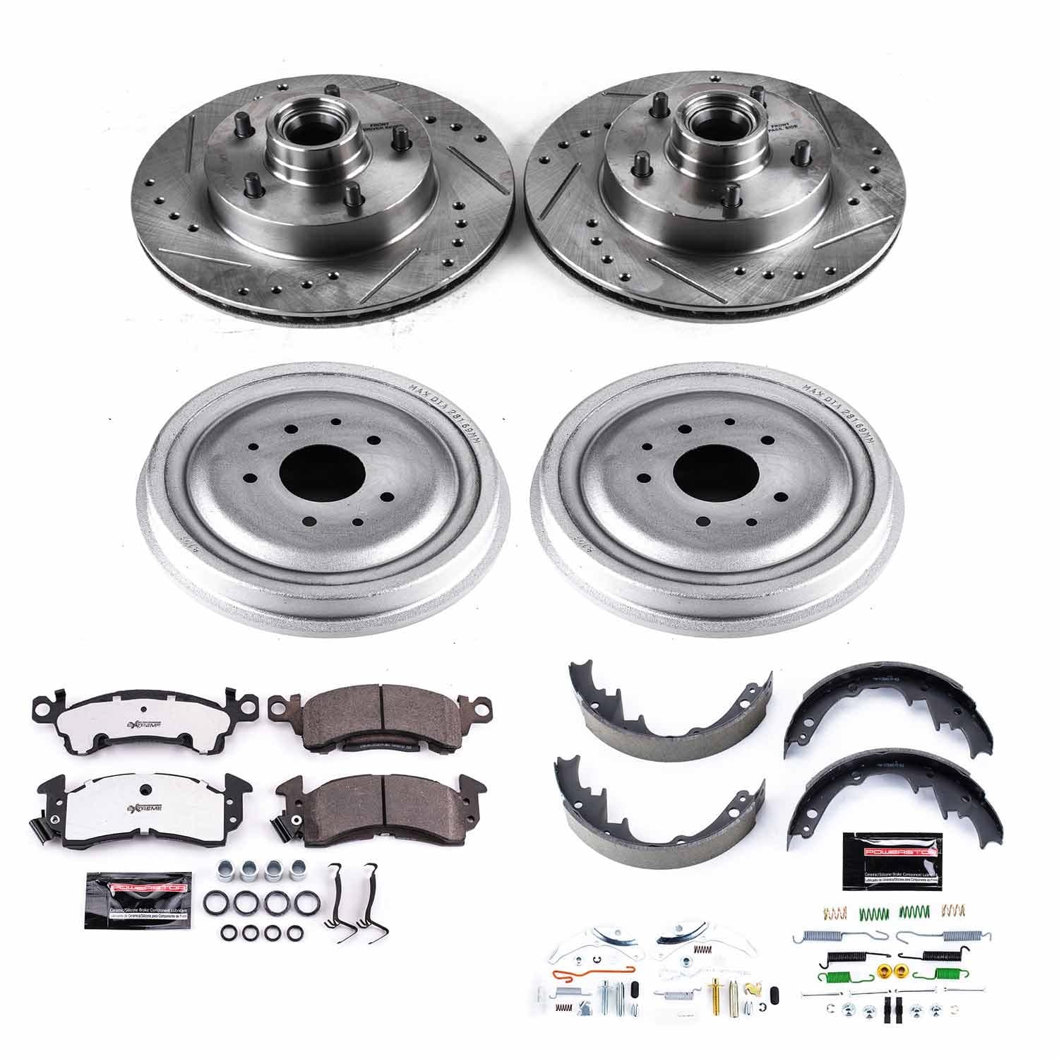Power Stop - K15028DK-26 - Complete Vehicle Disc/Drum Brake Kit image 1