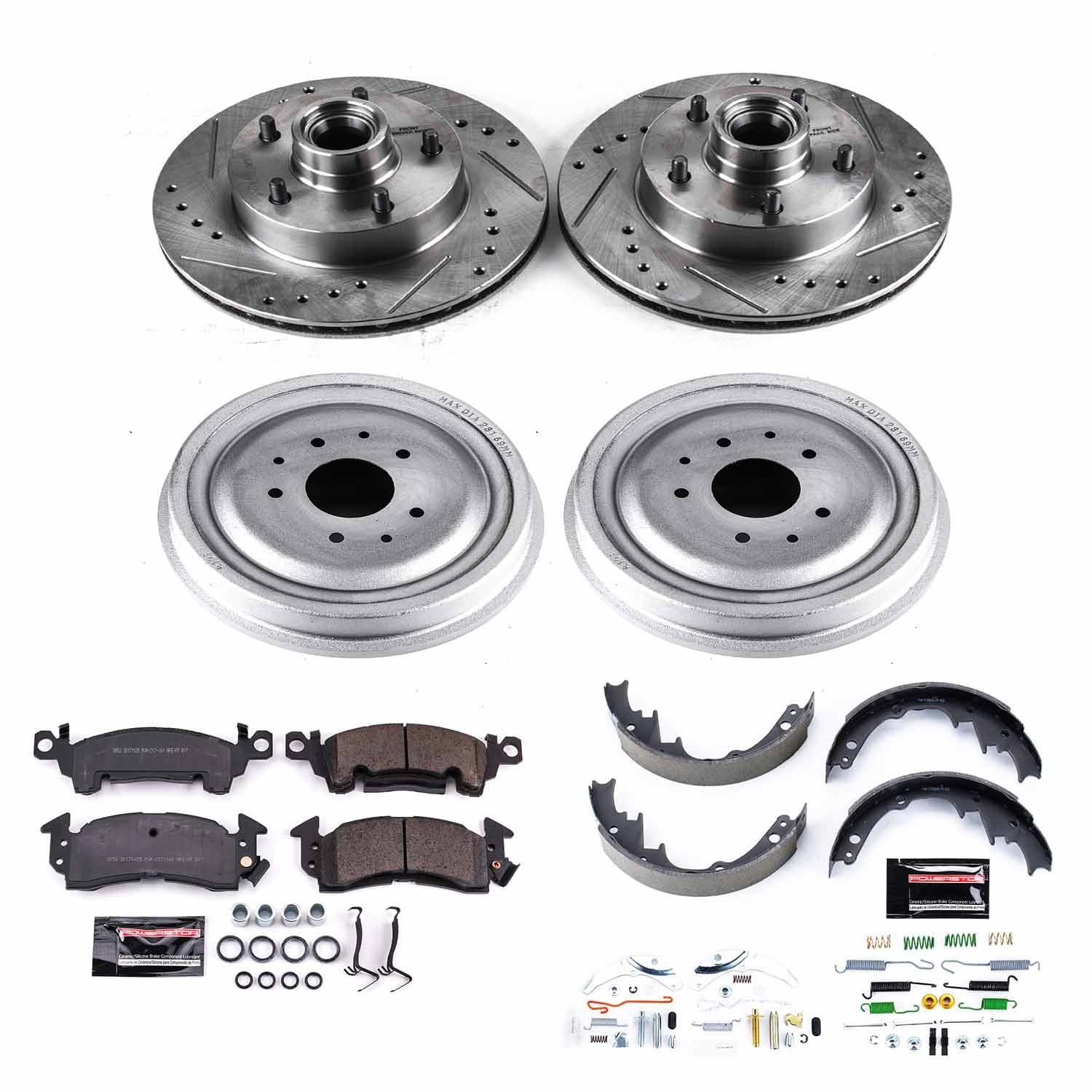 Power Stop - K15028DK - Complete Vehicle Disc/Drum Brake Kit image 1