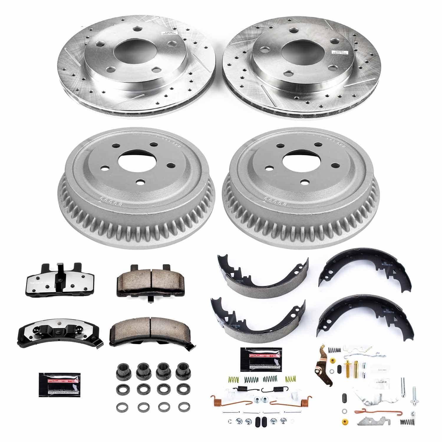 Power Stop - K15033DK-36 - Complete Vehicle Disc/Drum Brake Kit image 1