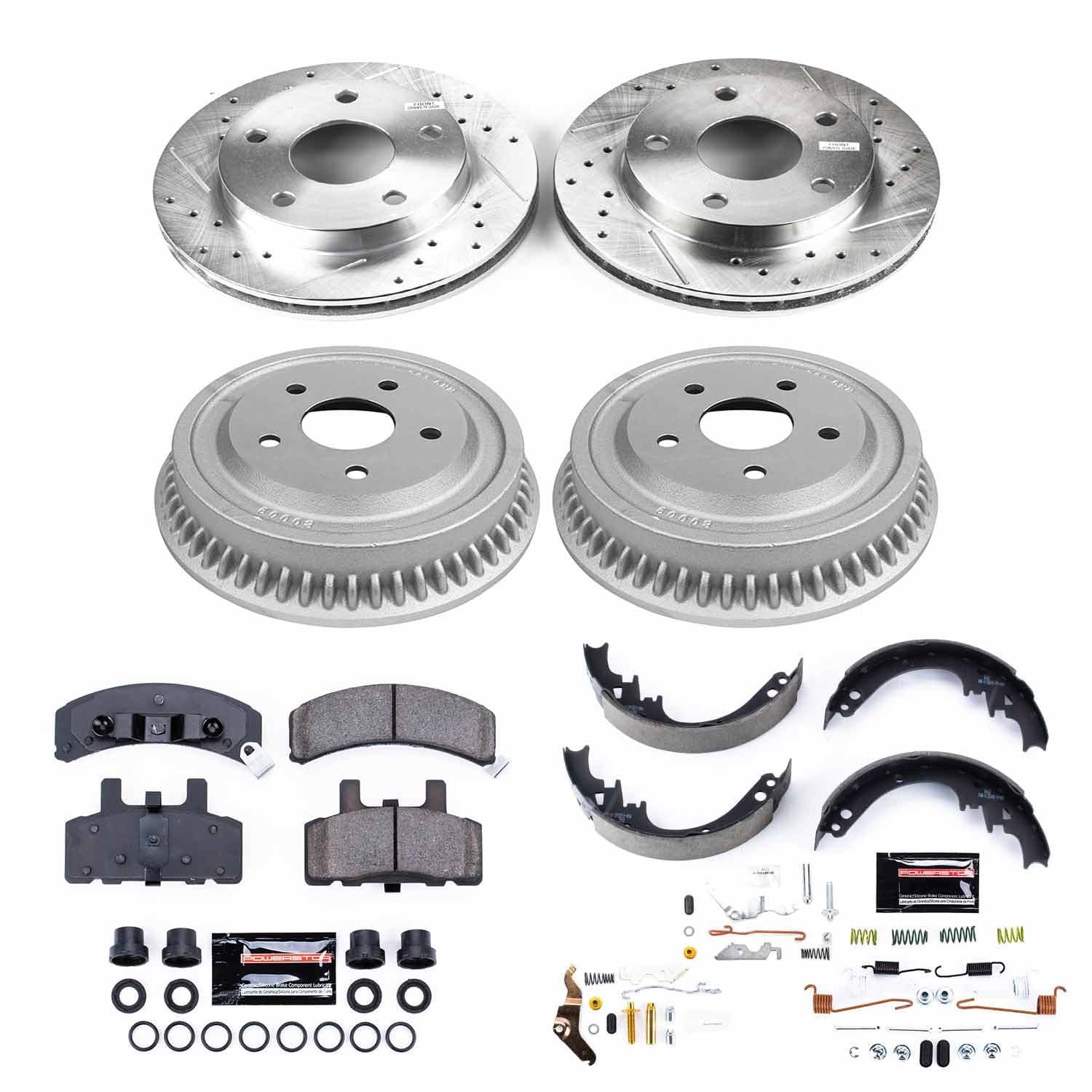 Power Stop - K15033DK - Complete Vehicle Disc/Drum Brake Kit image 1