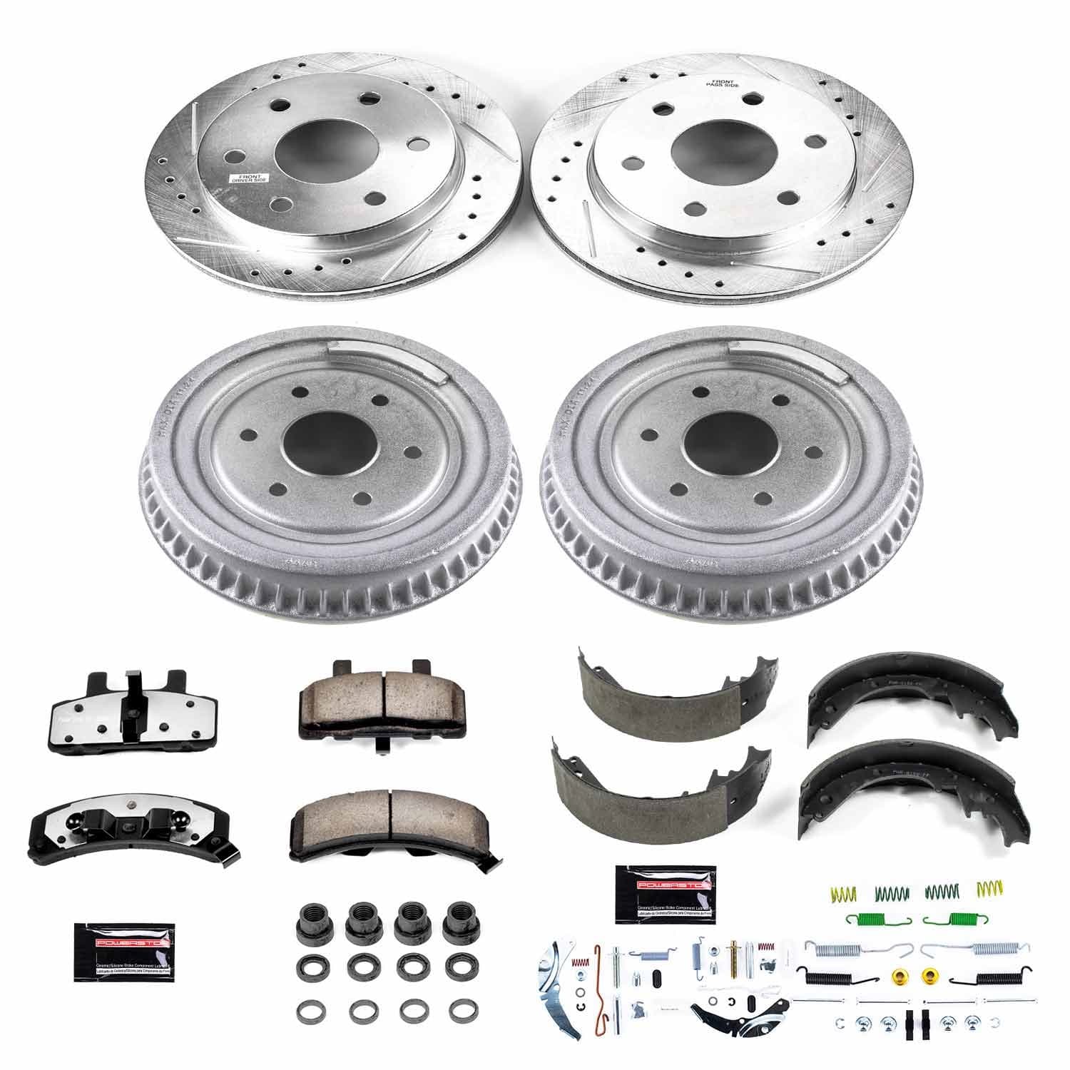 Power Stop - K15035DK-36 - Complete Vehicle Disc/Drum Brake Kit image 1